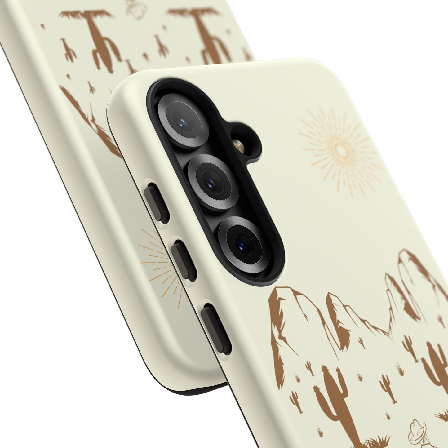 SAMSUNG Cowboy Riding into the Sunset Tough Phone Case