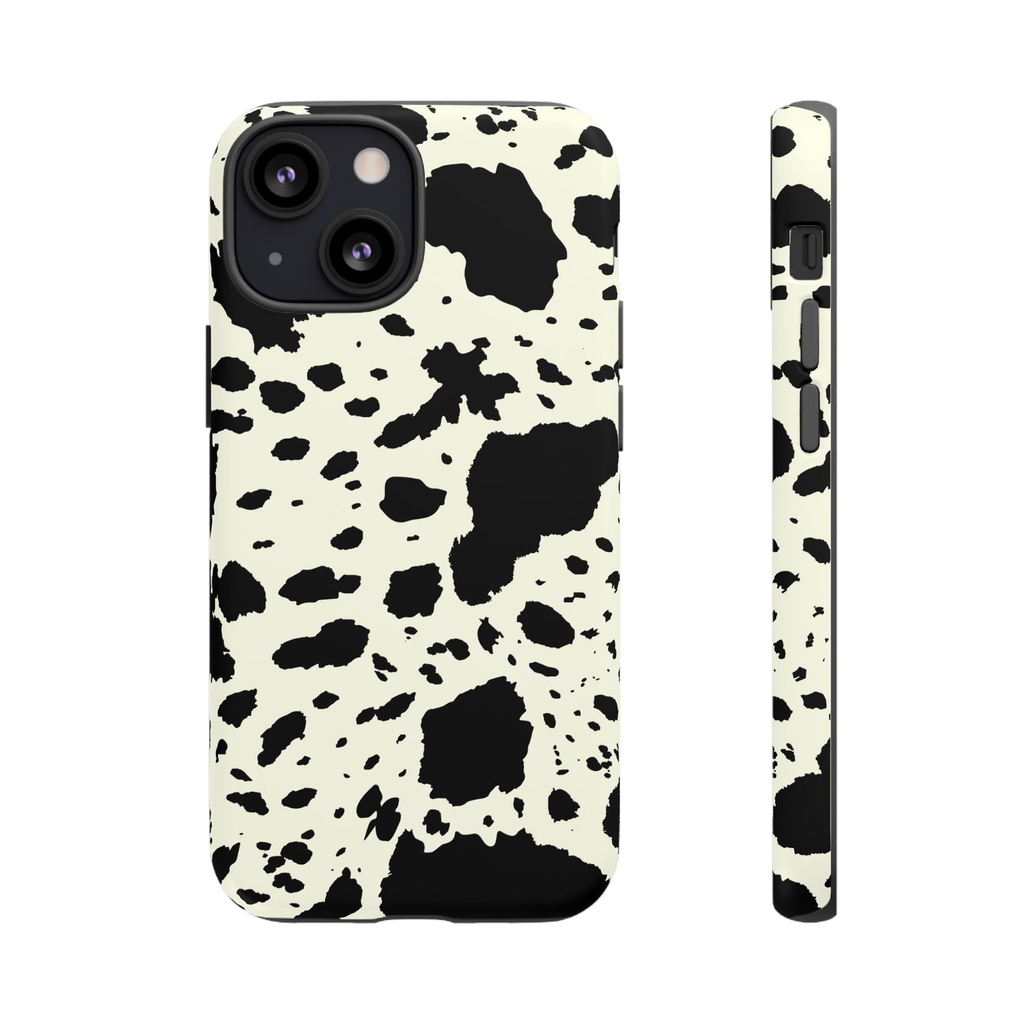 iPHONE Cow Print Tough Phone Cases l Durable Protection