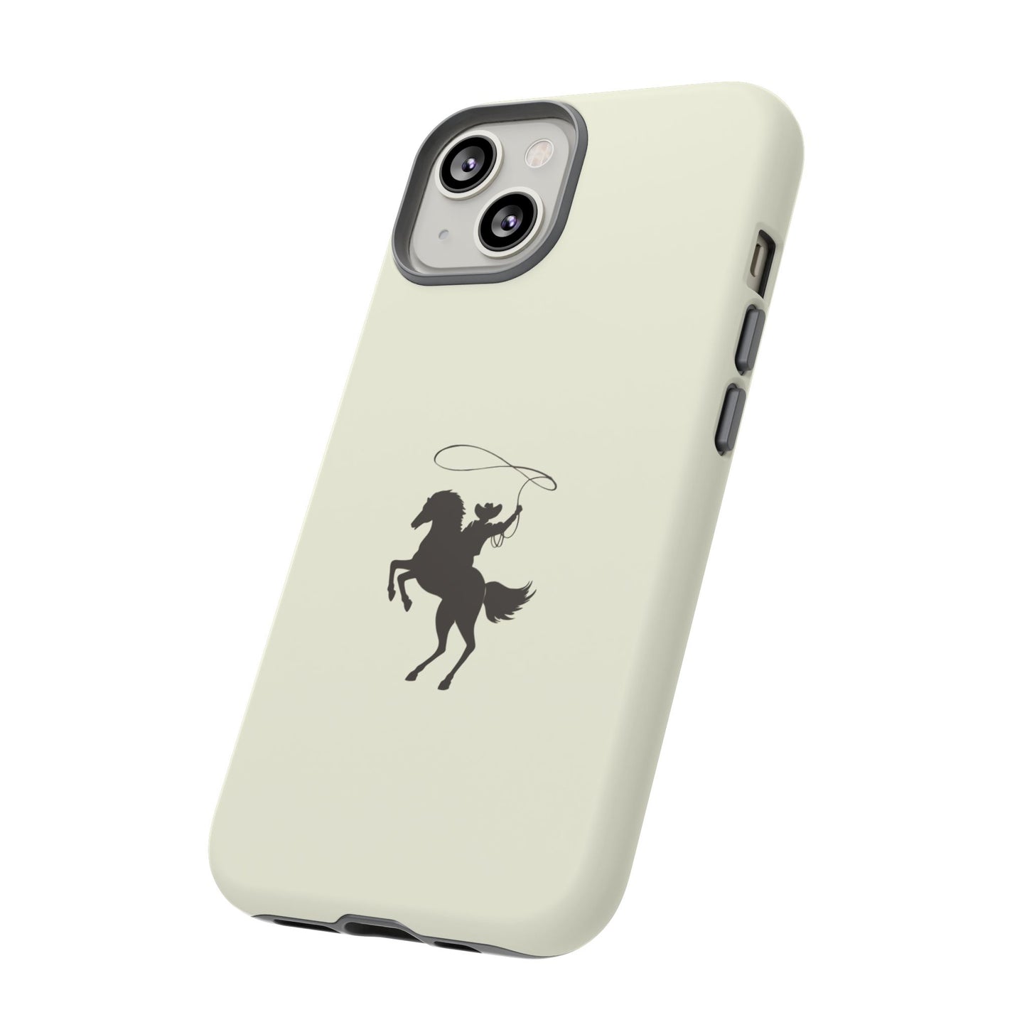 iPHONE Western Horse Rider Phone Case l Durable Phone Cover, Cowboy Style, Tough Case
