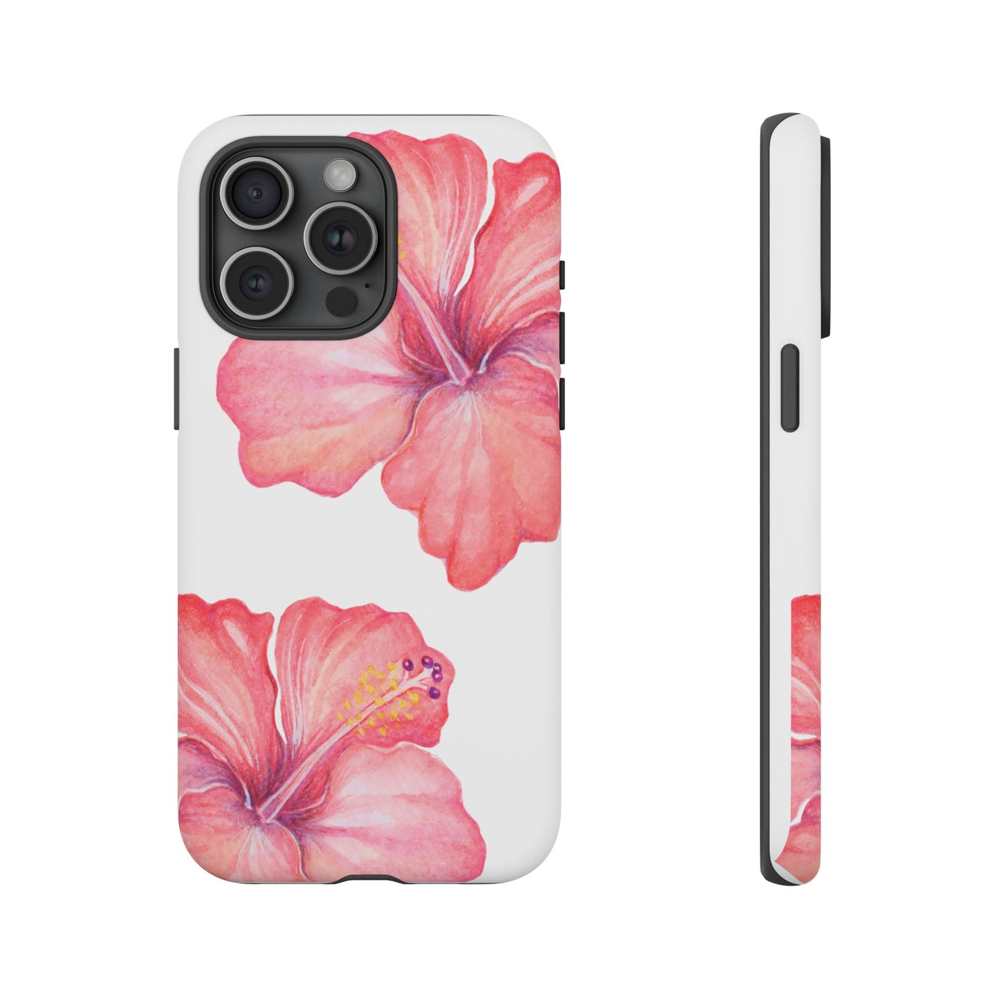 iPHONE Hibiscus Tough Case l Summer Vibe Mobile Case
