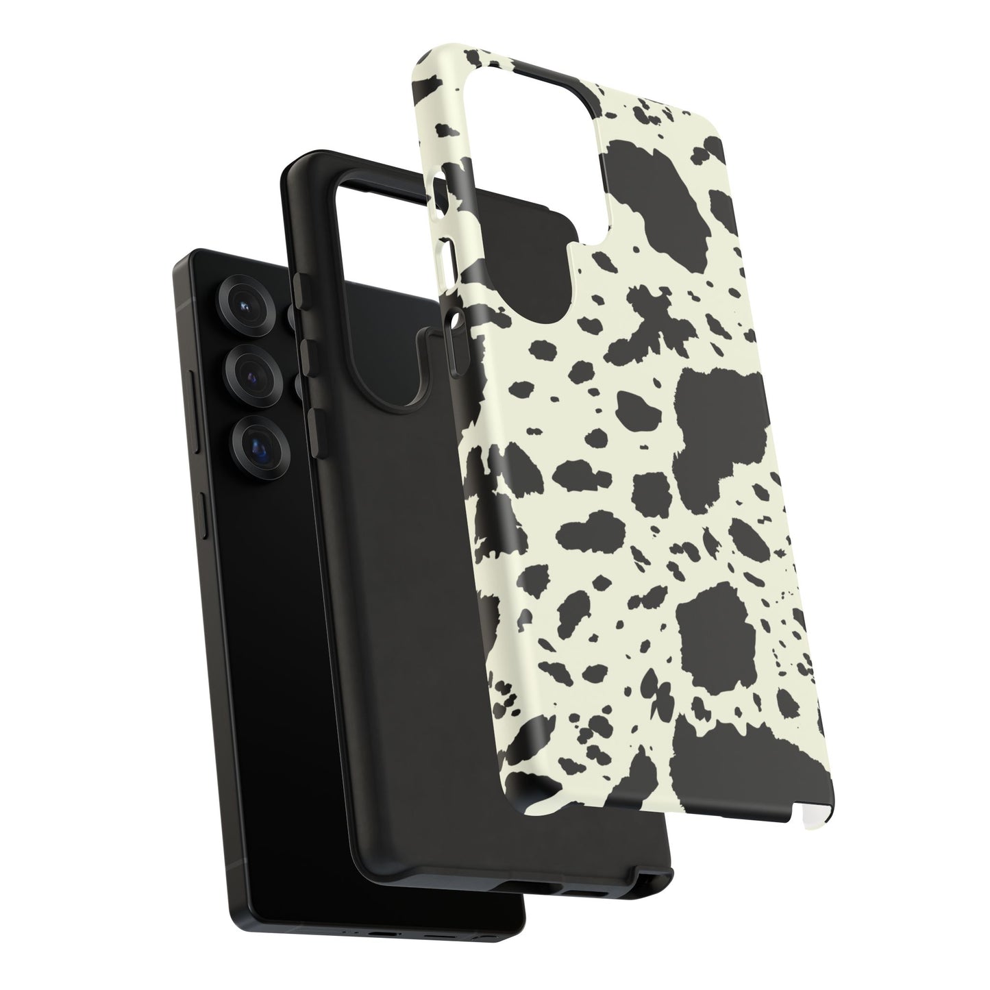 SAMSUNG Cow Print Tough Phone Cases l Durable Protection