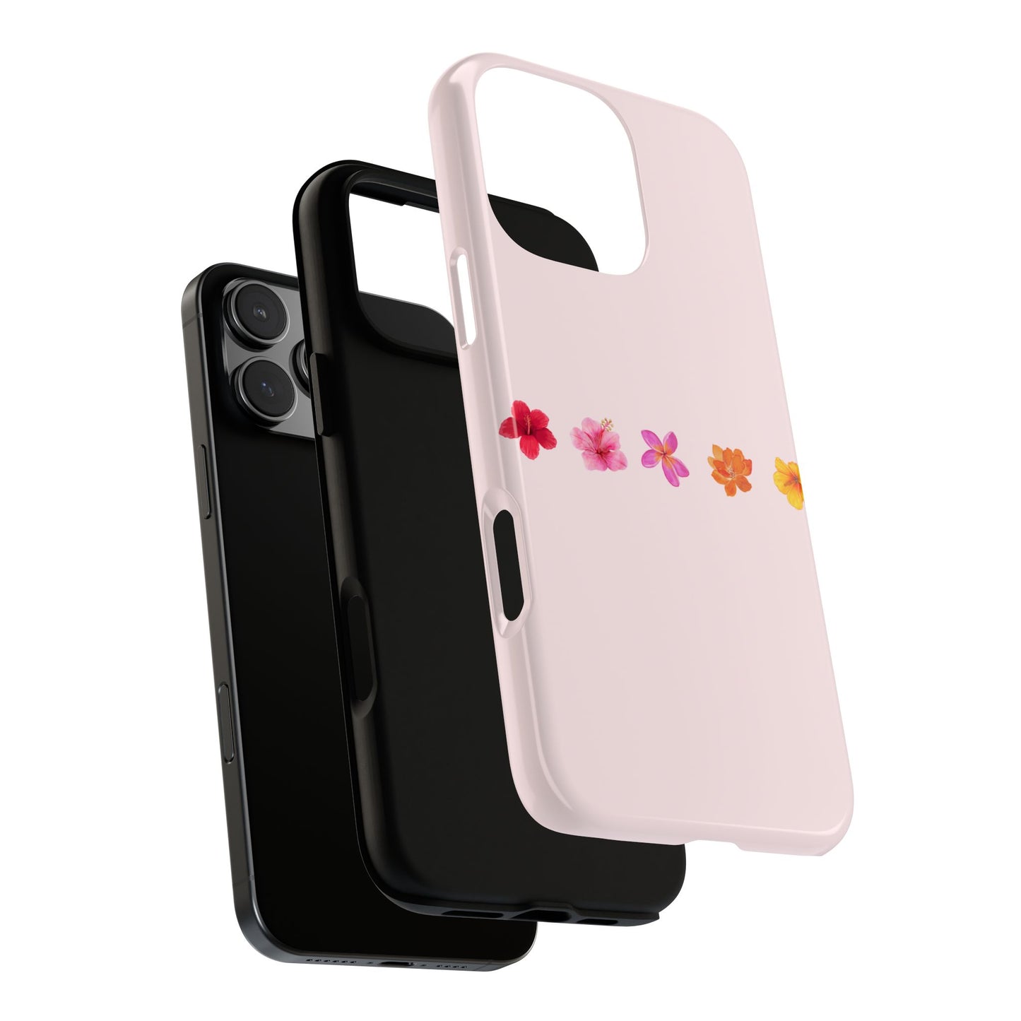iPHONE Flower-Patterned Phone Case l Tough Cases for Women