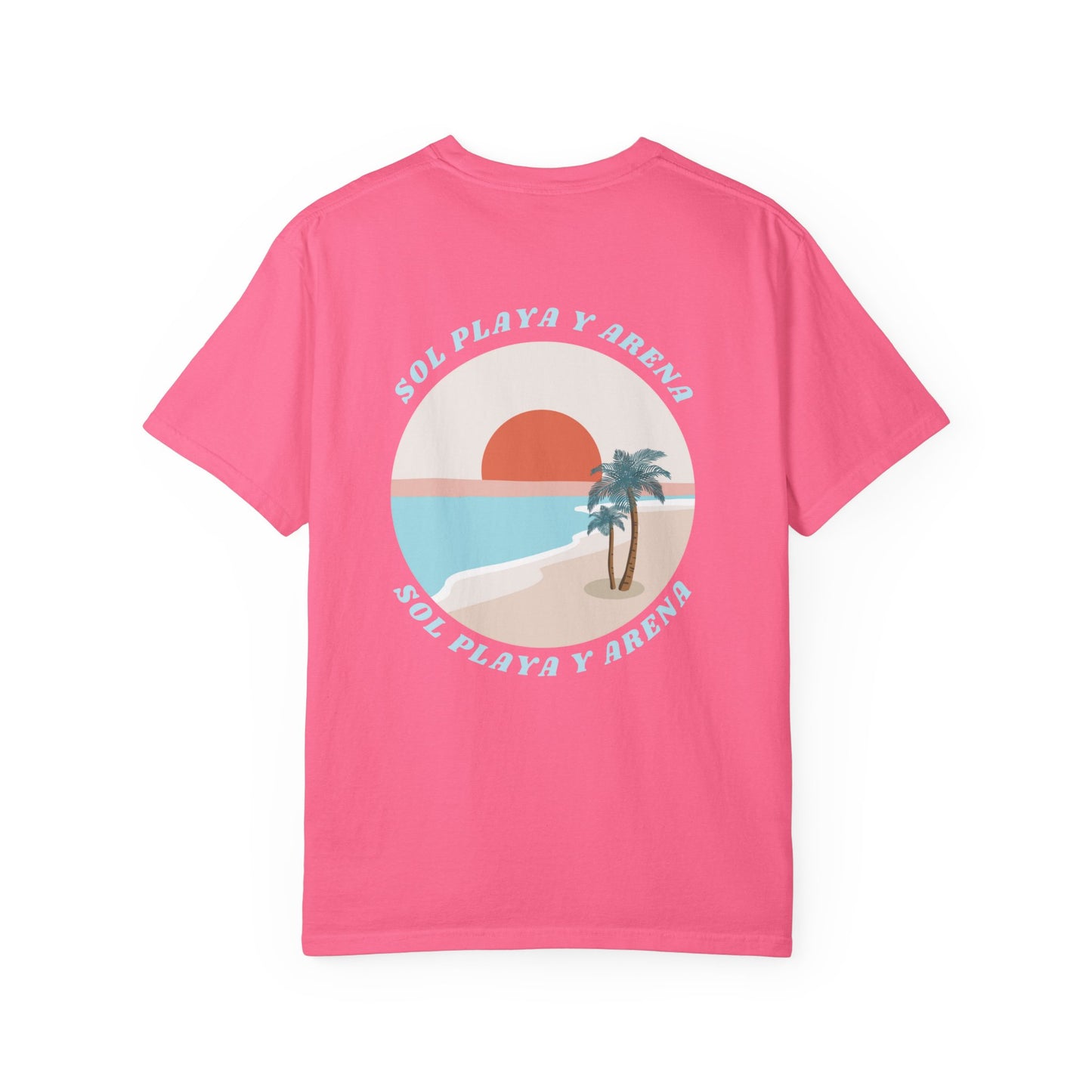 "Sol, Playa, y Arena" Beach Vibe T-Shirt Summer Apparel l Unisex Casual Wear