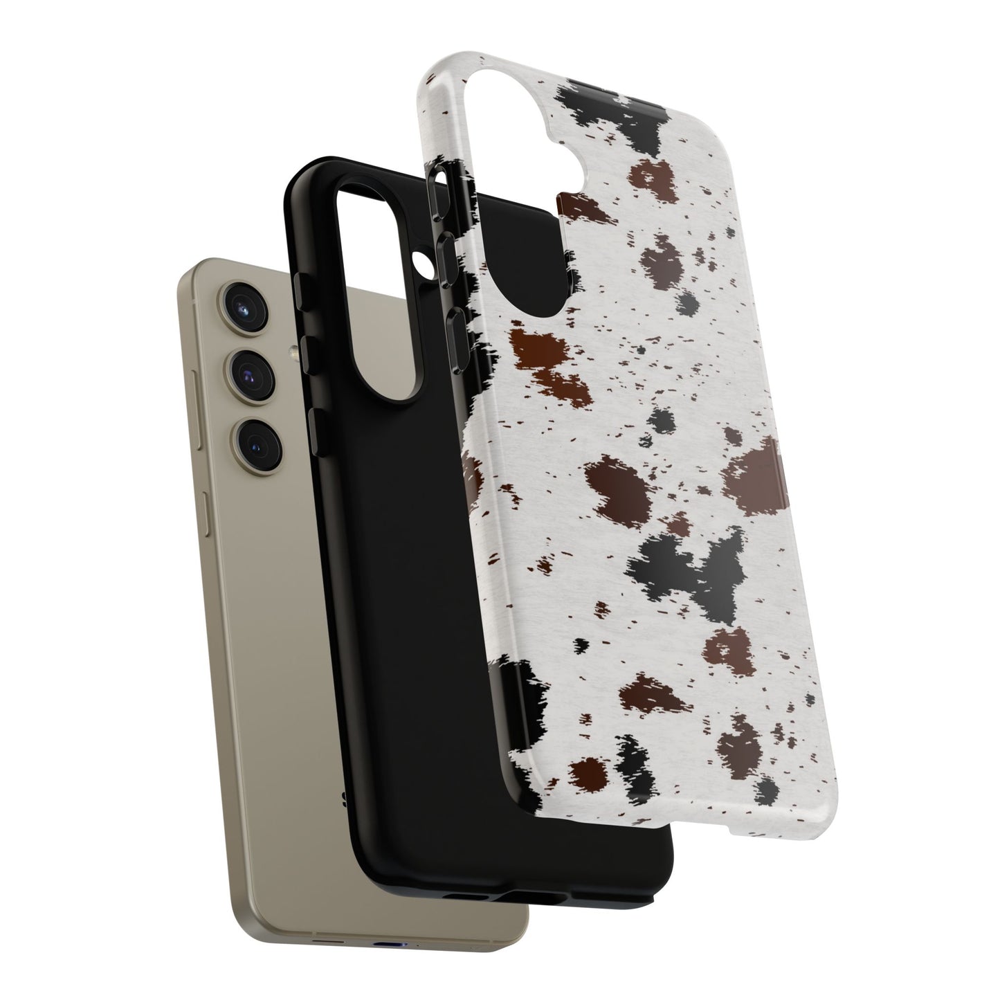 SAMSUNG Cow Print Tough Phone Case l GIFT FOR HIM AND HER