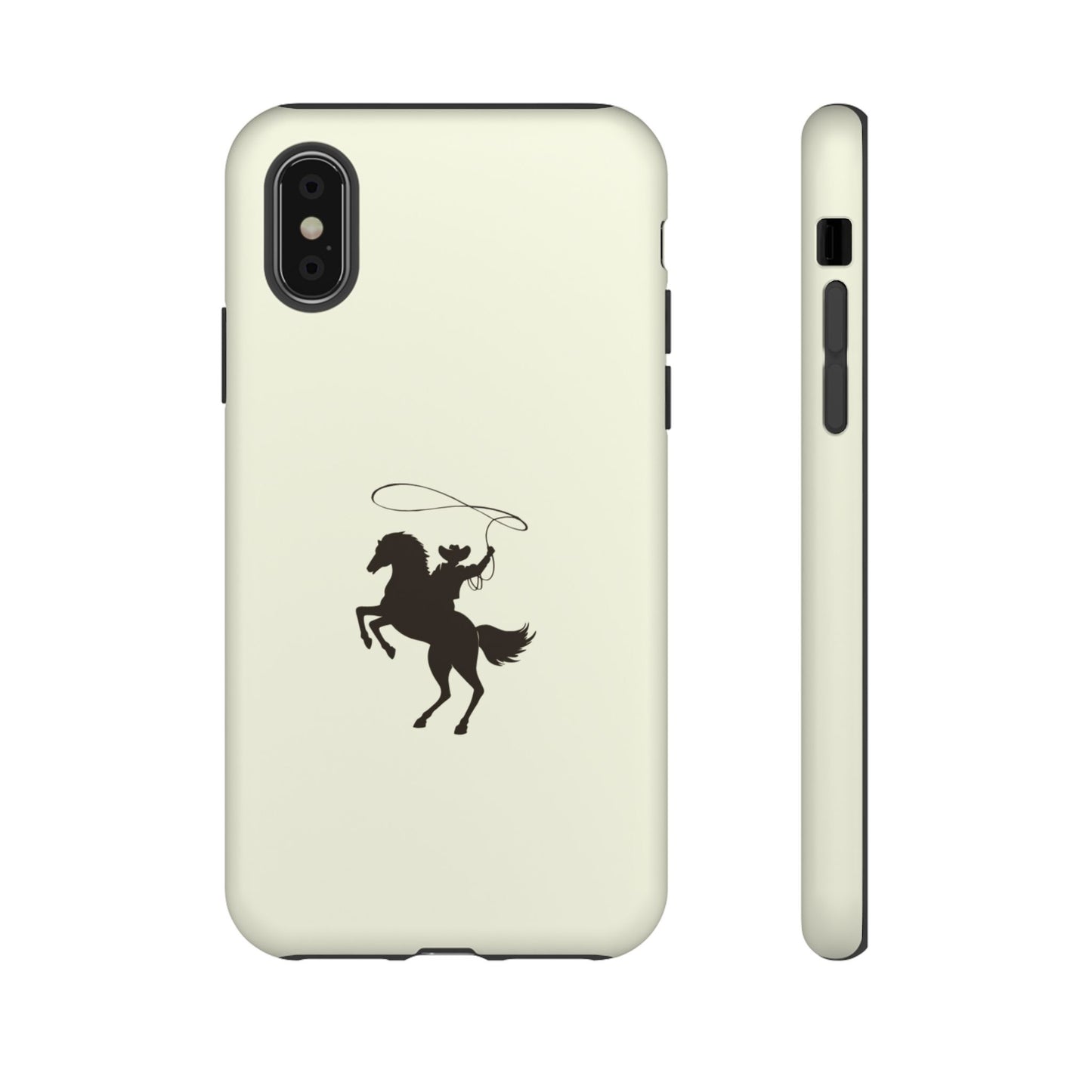iPHONE Western Horse Rider Phone Case l Durable Phone Cover, Cowboy Style, Tough Case