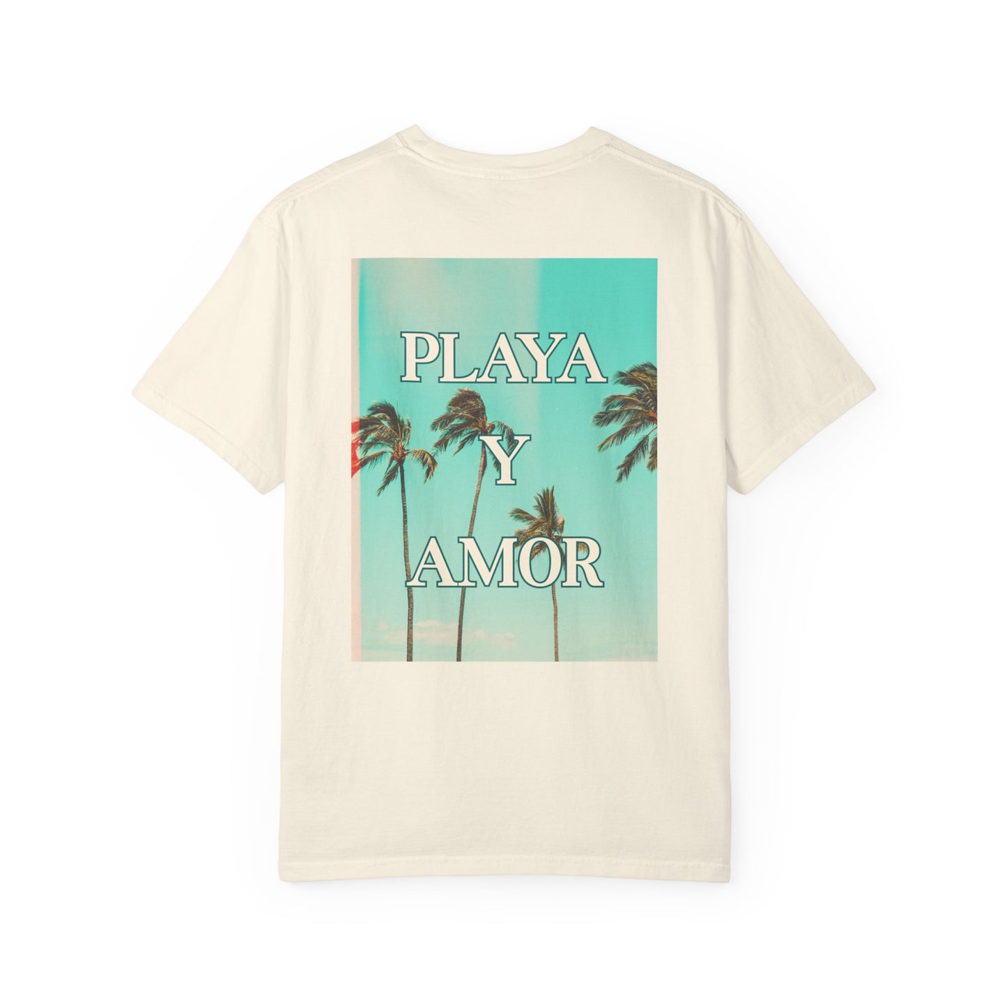 Playa y Amor T-Shirt l Tropical Graphic Tee, Summer Vibes Shirt