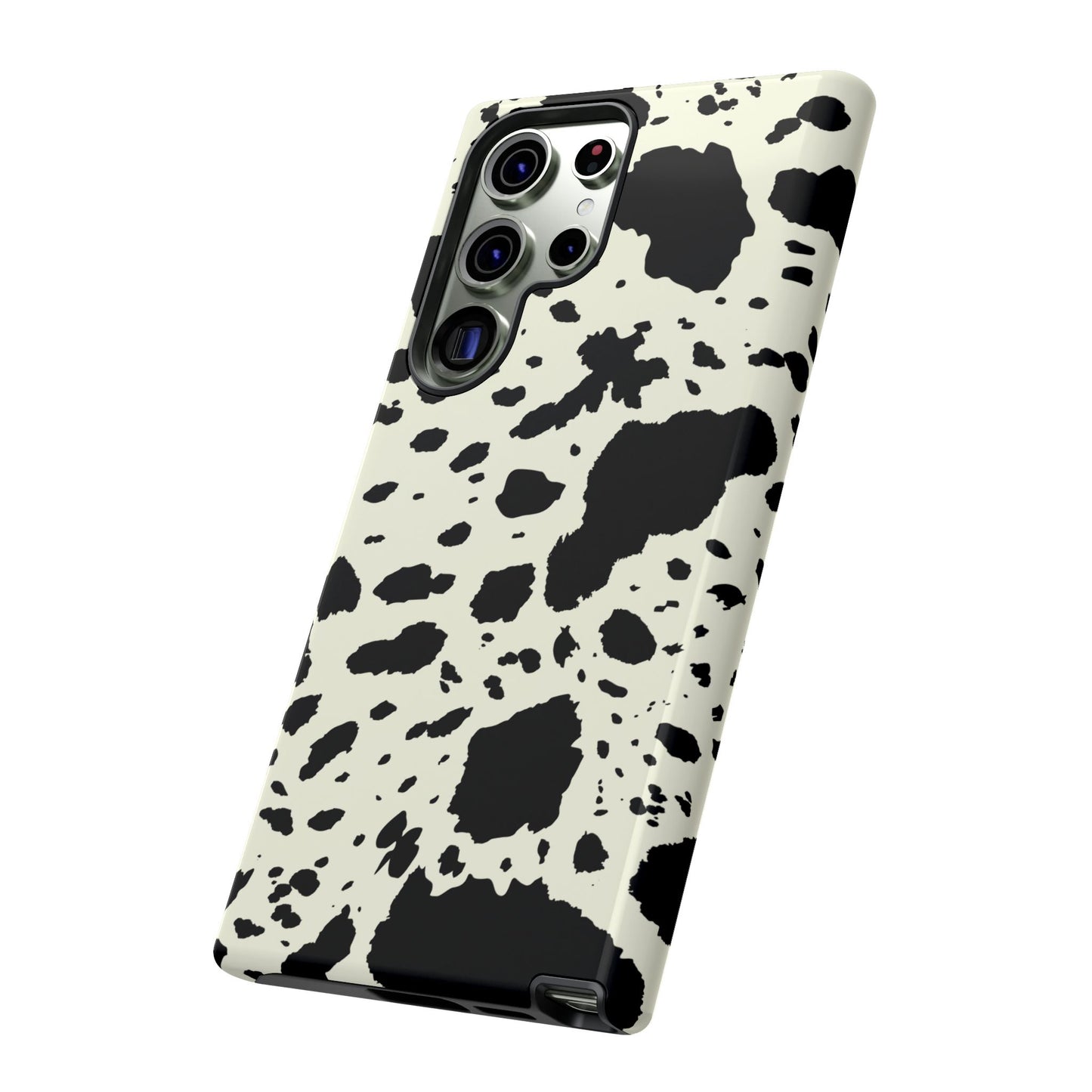 SAMSUNG Cow Print Tough Phone Cases l Durable Protection