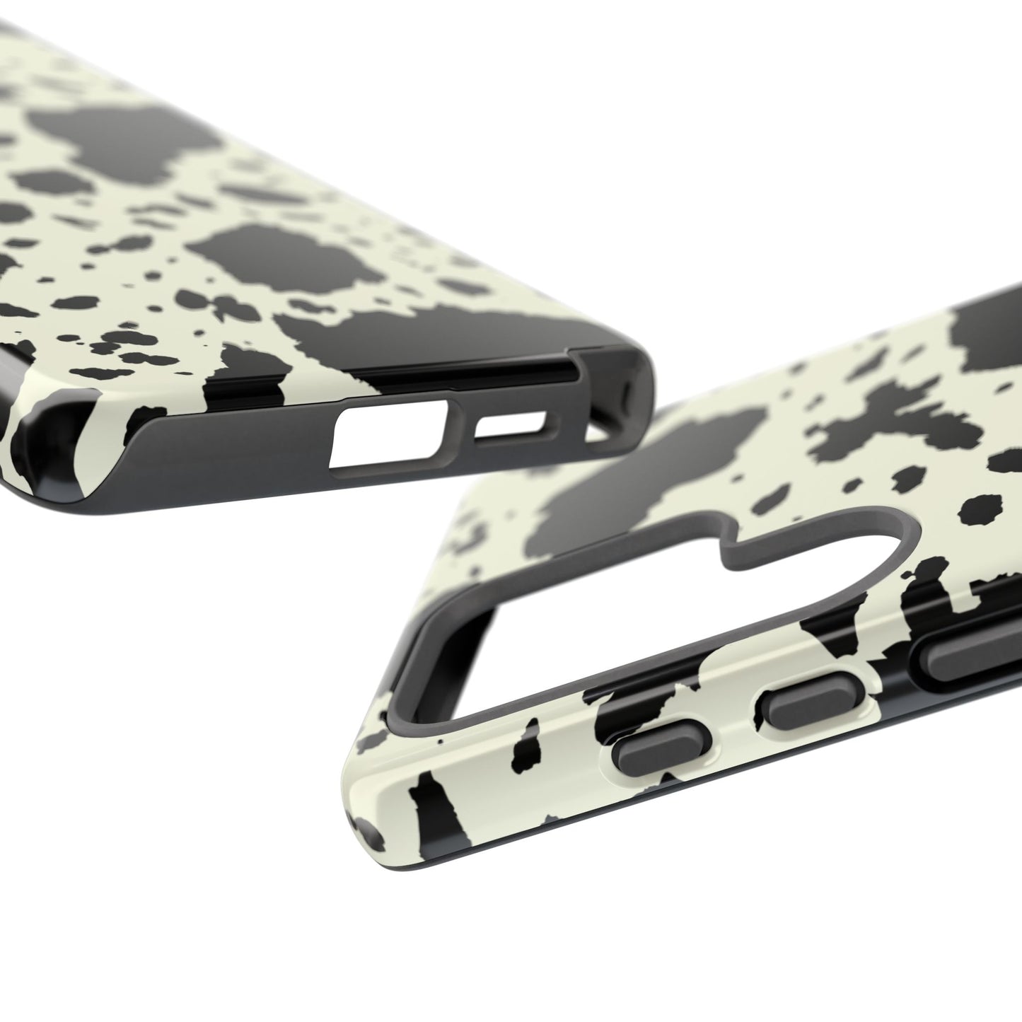 SAMSUNG Cow Print Tough Phone Cases l Durable Protection