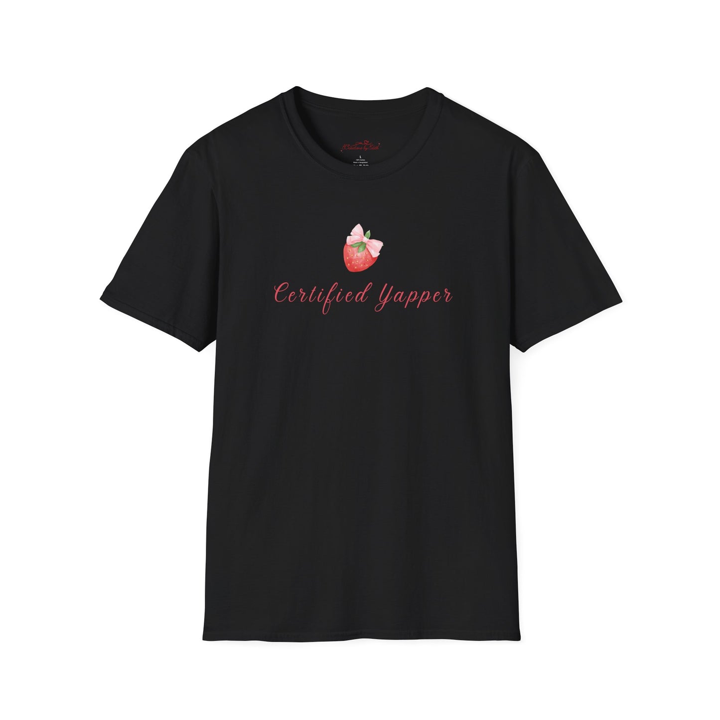 Certified Yapper Unisex Softstyle T-Shirt - Fun & Playful Vibe for Casual Wear