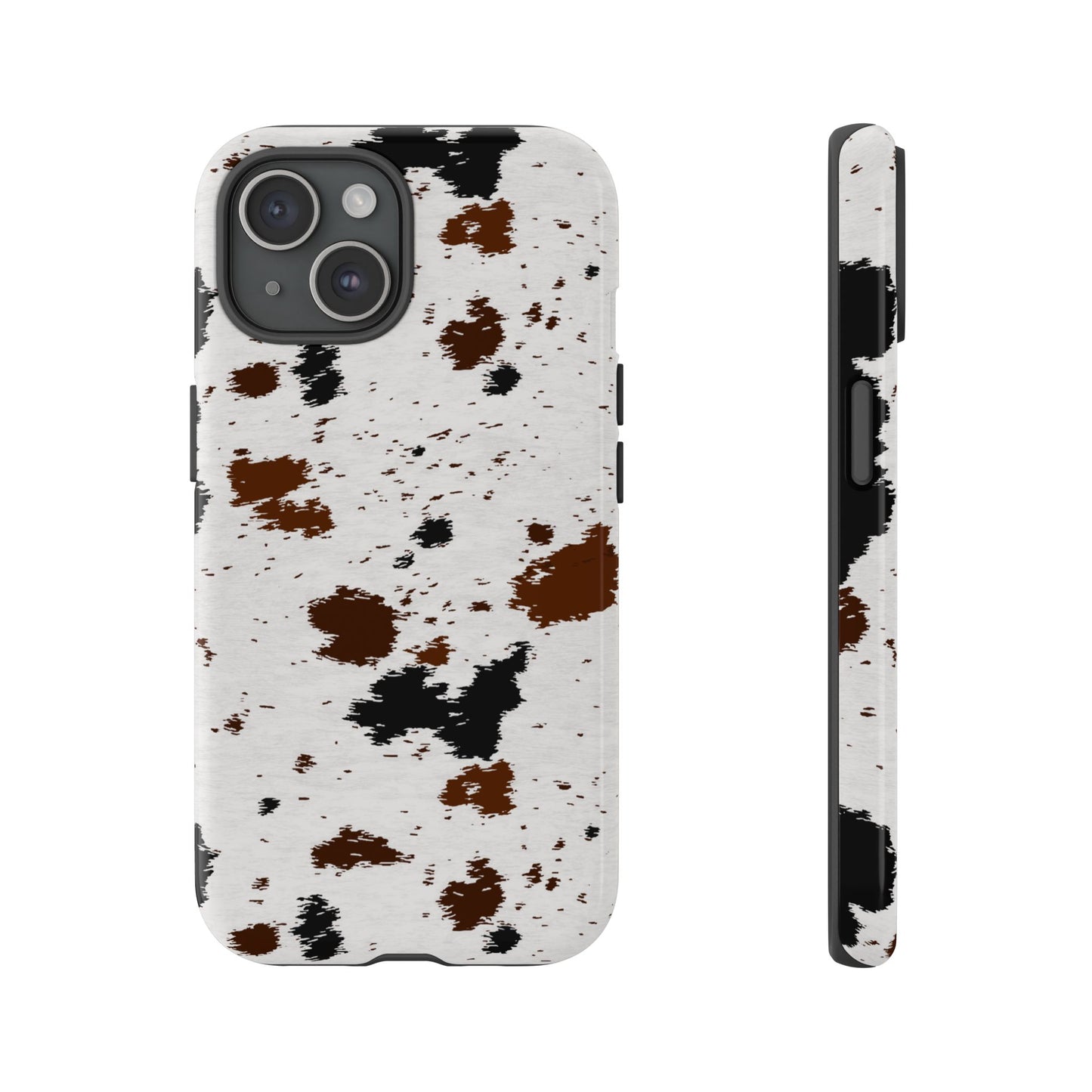 iPHONE Cow Print Tough Phone Case l GIFT FOR HIM AND HER
