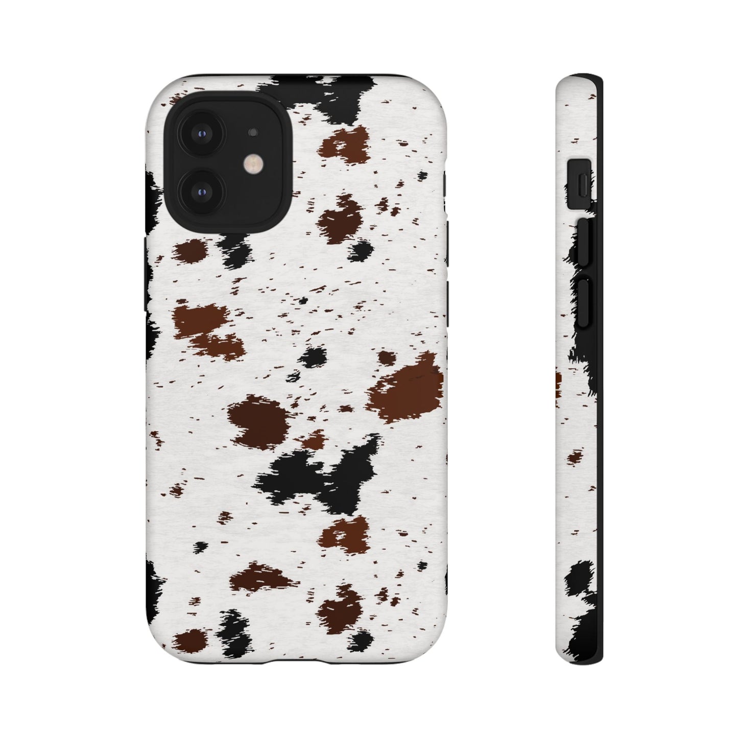 iPHONE Cow Print Tough Phone Case l GIFT FOR HIM AND HER