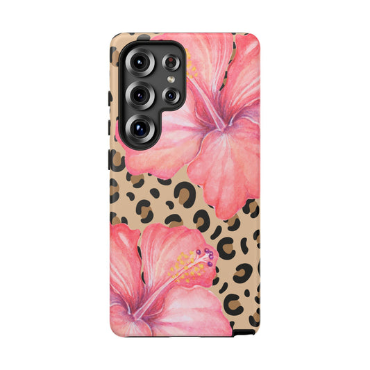 Leopard and Hibiscus SAMSUNG Tough Cases l Perfect for the Summer