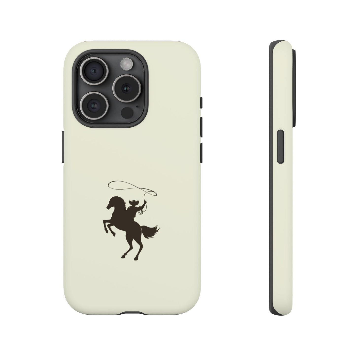 iPHONE Western Horse Rider Phone Case l Durable Phone Cover, Cowboy Style, Tough Case
