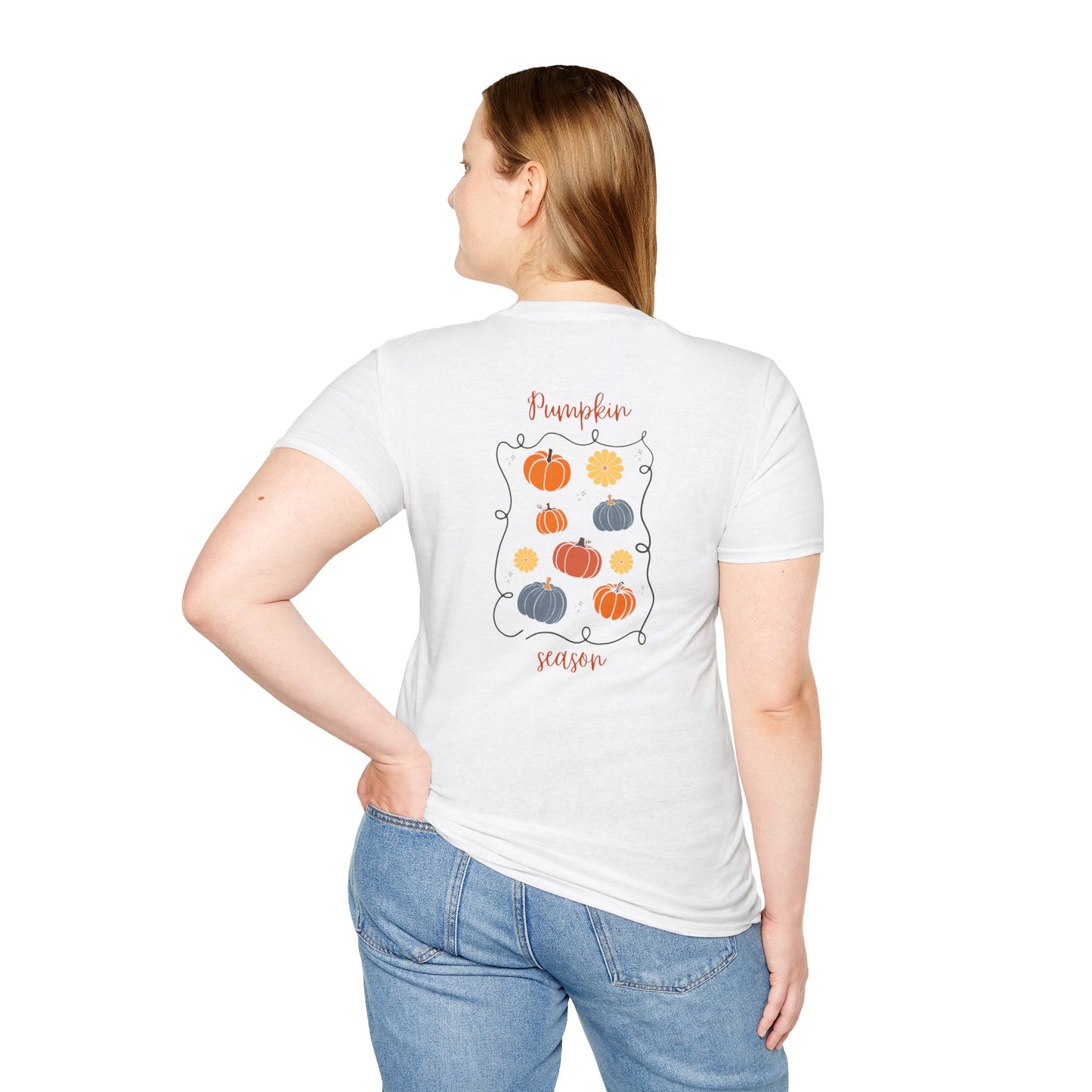 Pumpkin Season T-Shirt | Fall Apparel, Halloween Outfit, Autumn Wear, Gift for Her, Cozy Casual Style