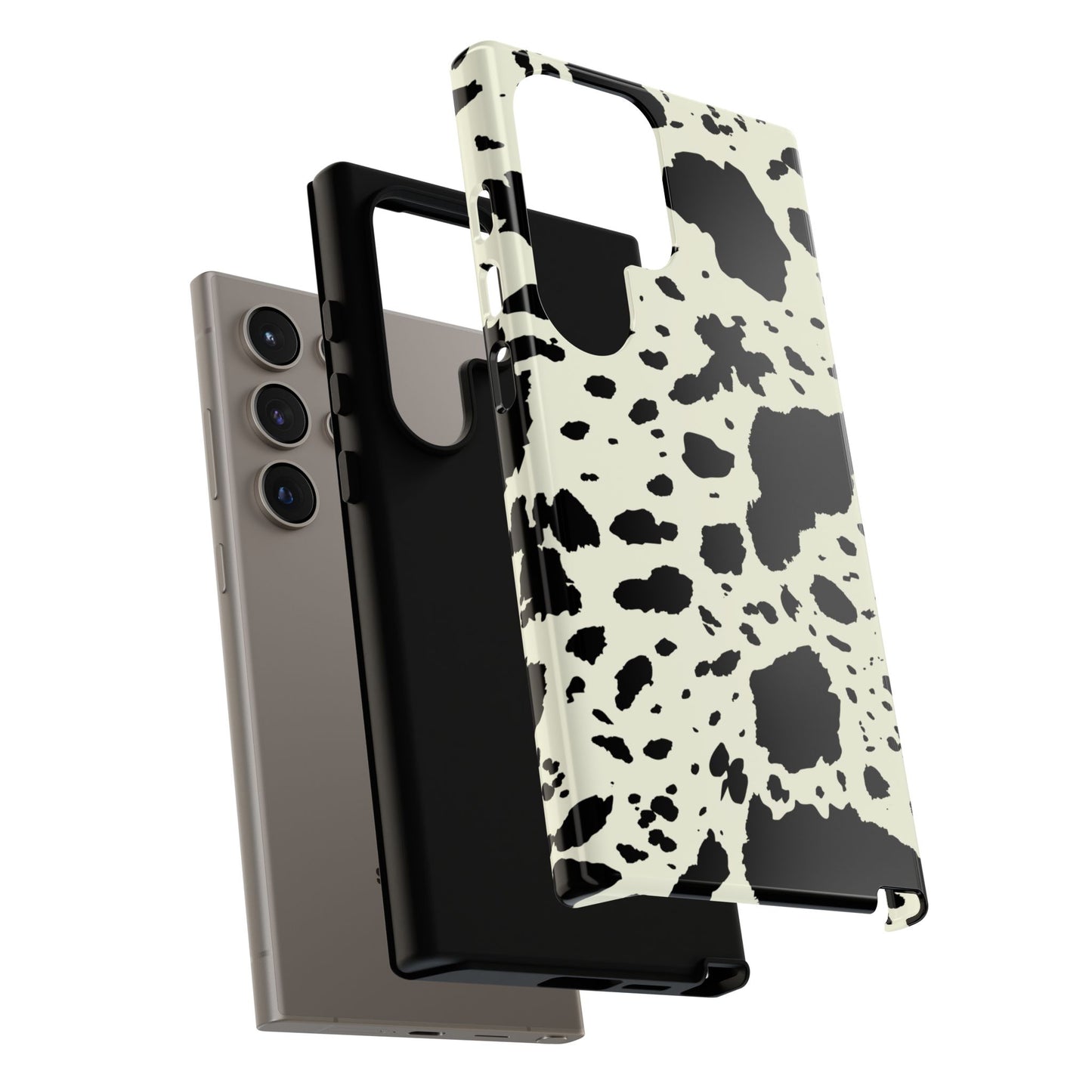 SAMSUNG Cow Print Tough Phone Cases l Durable Protection