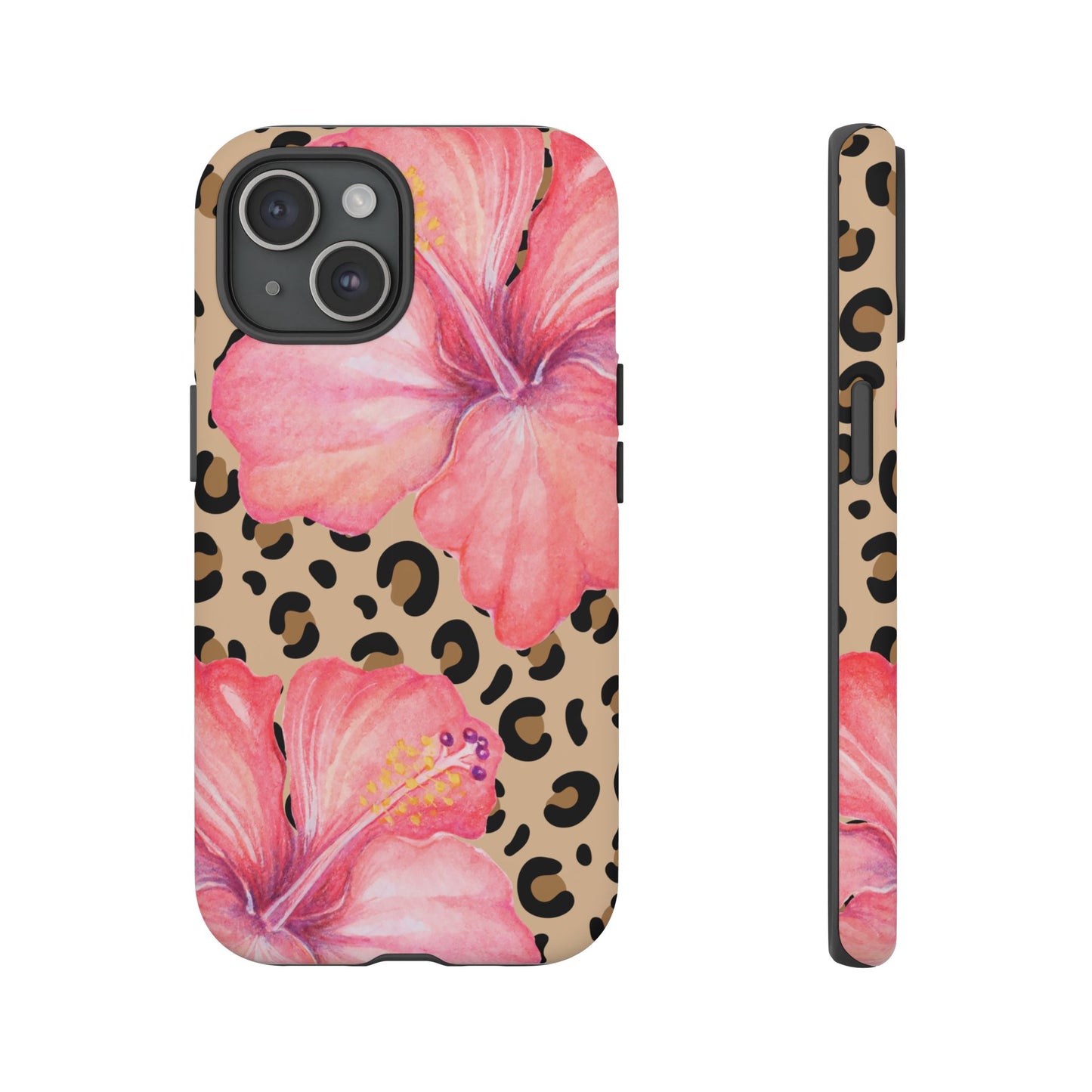 Leopard and Hibiscus iPHONE Tough Cases l Perfect for the Summer
