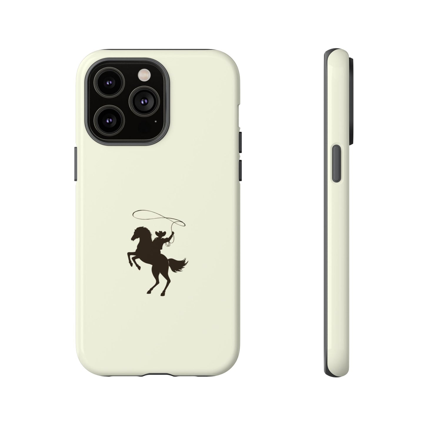 iPHONE Western Horse Rider Phone Case l Durable Phone Cover, Cowboy Style, Tough Case