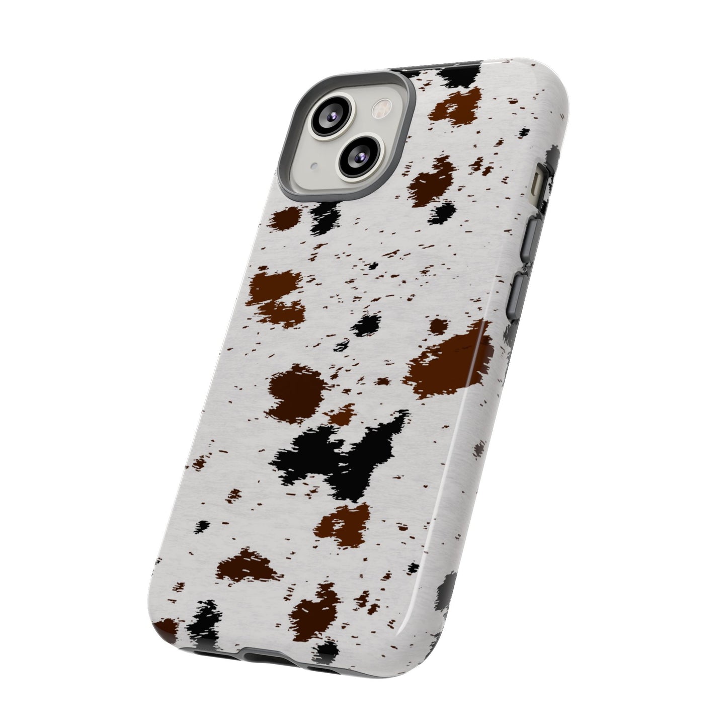 iPHONE Cow Print Tough Phone Case l GIFT FOR HIM AND HER