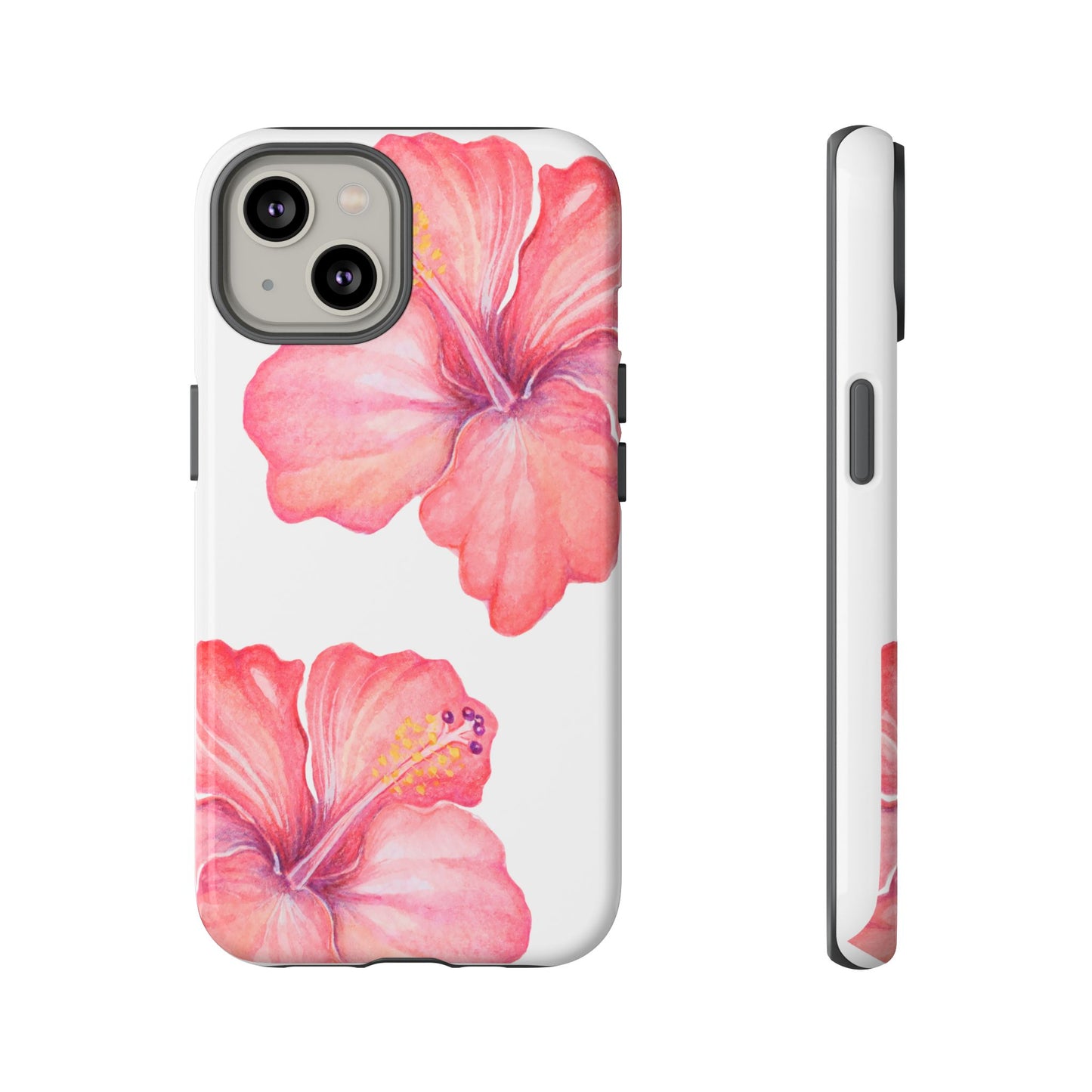 iPHONE Hibiscus Tough Case l Summer Vibe Mobile Case