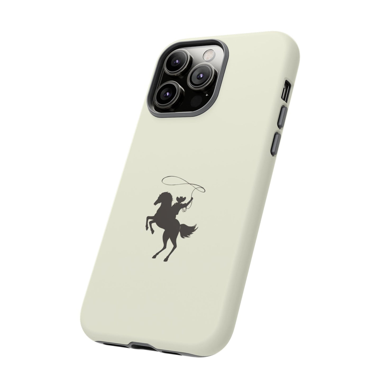 iPHONE Western Horse Rider Phone Case l Durable Phone Cover, Cowboy Style, Tough Case