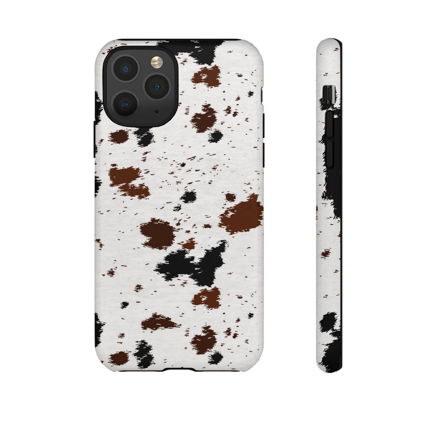 iPHONE Cow Print Tough Phone Case l GIFT FOR HIM AND HER