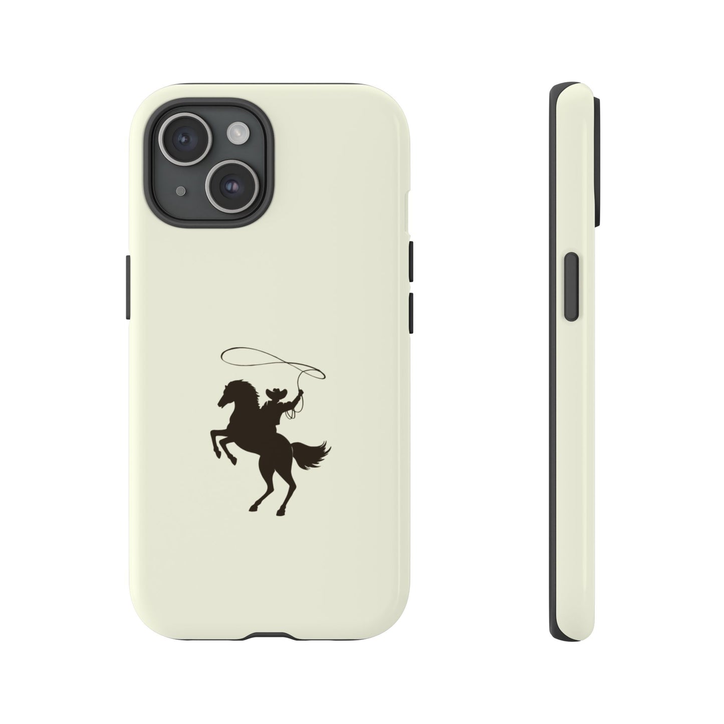 iPHONE Western Horse Rider Phone Case l Durable Phone Cover, Cowboy Style, Tough Case
