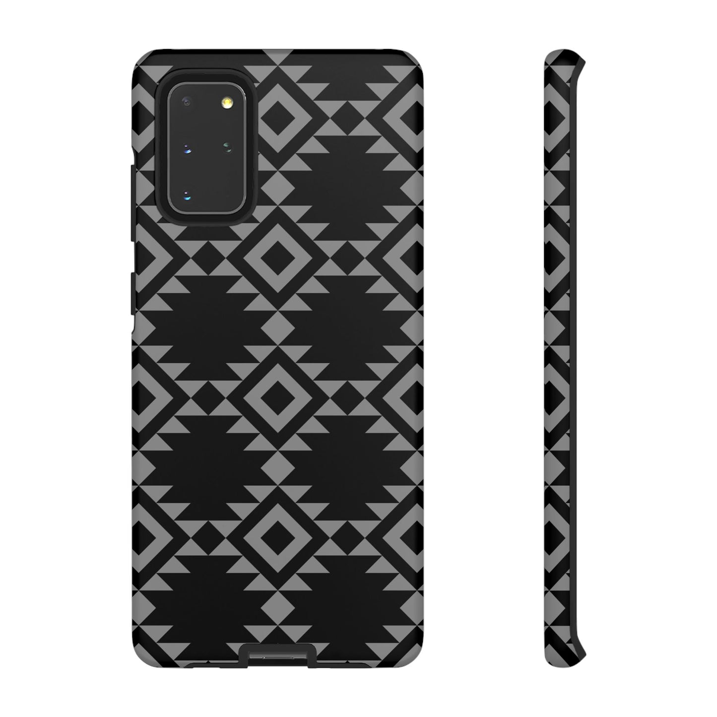 SAMSUNG Tribal Pattern Black and Grey Tough Phone Case | MADE FOR HIM AND HER