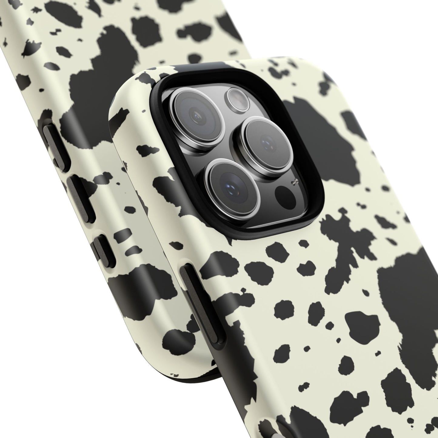 iPHONE Cow Print Tough Phone Cases l Durable Protection