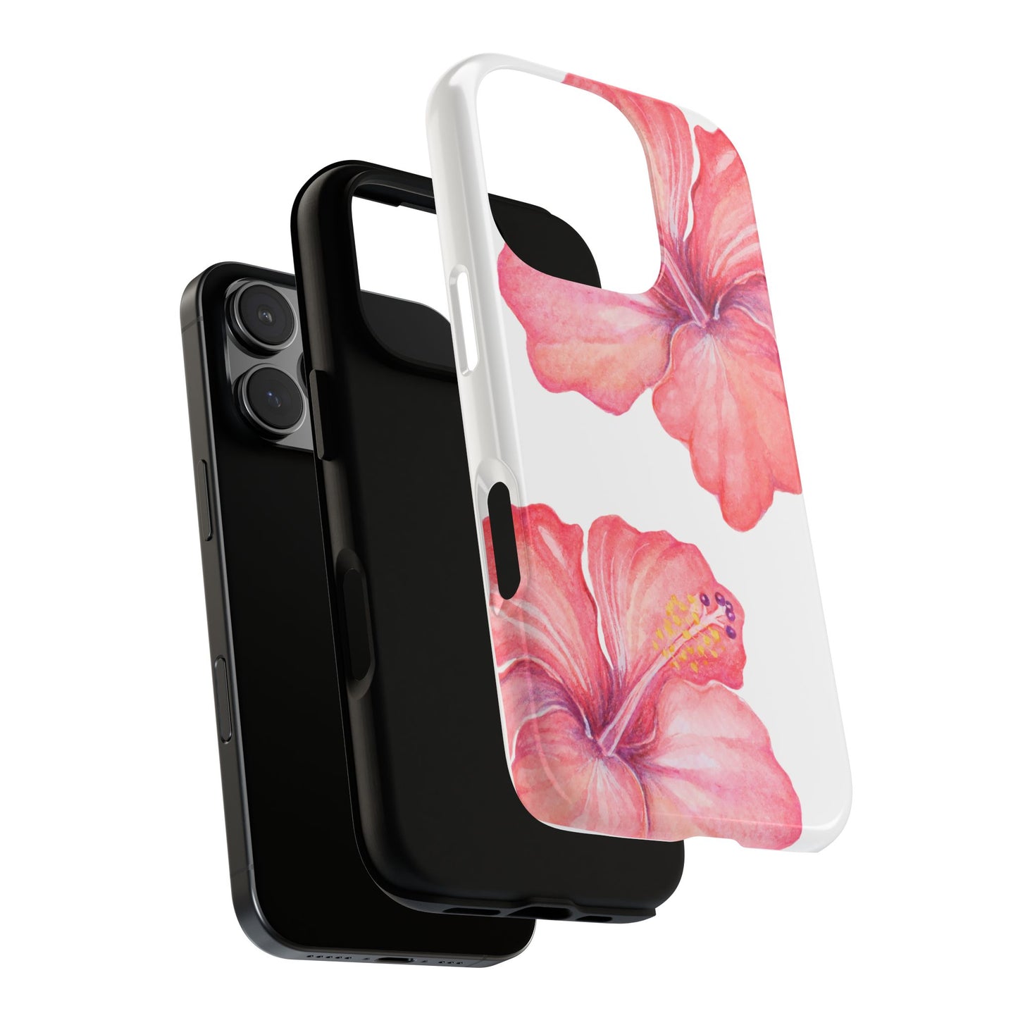 iPHONE Hibiscus Tough Case l Summer Vibe Mobile Case