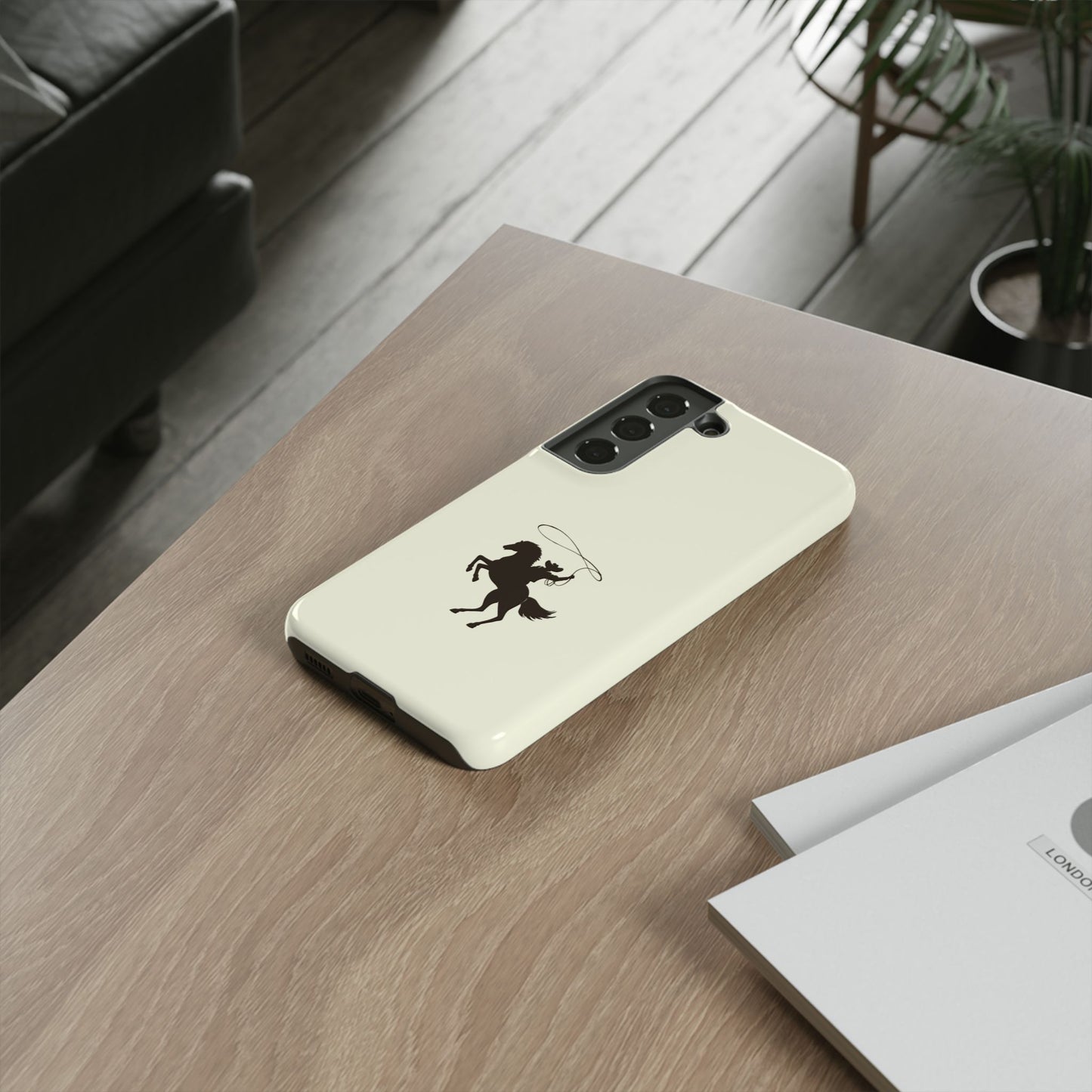 SAMSUNG Western Horse Rider Phone Case l Durable Phone Cover, Cowboy Style, Tough Case