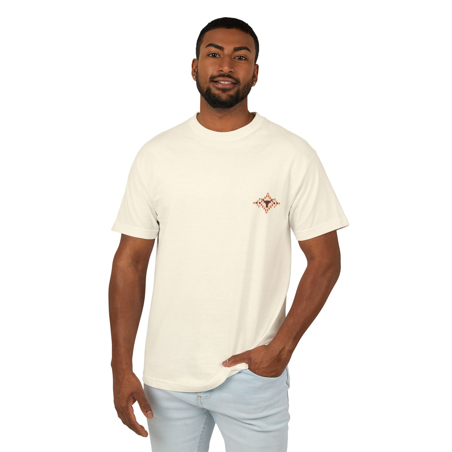Bohemian Cowboy Graphic Tee - Unisex Heavyweight Cotton T-Shirt