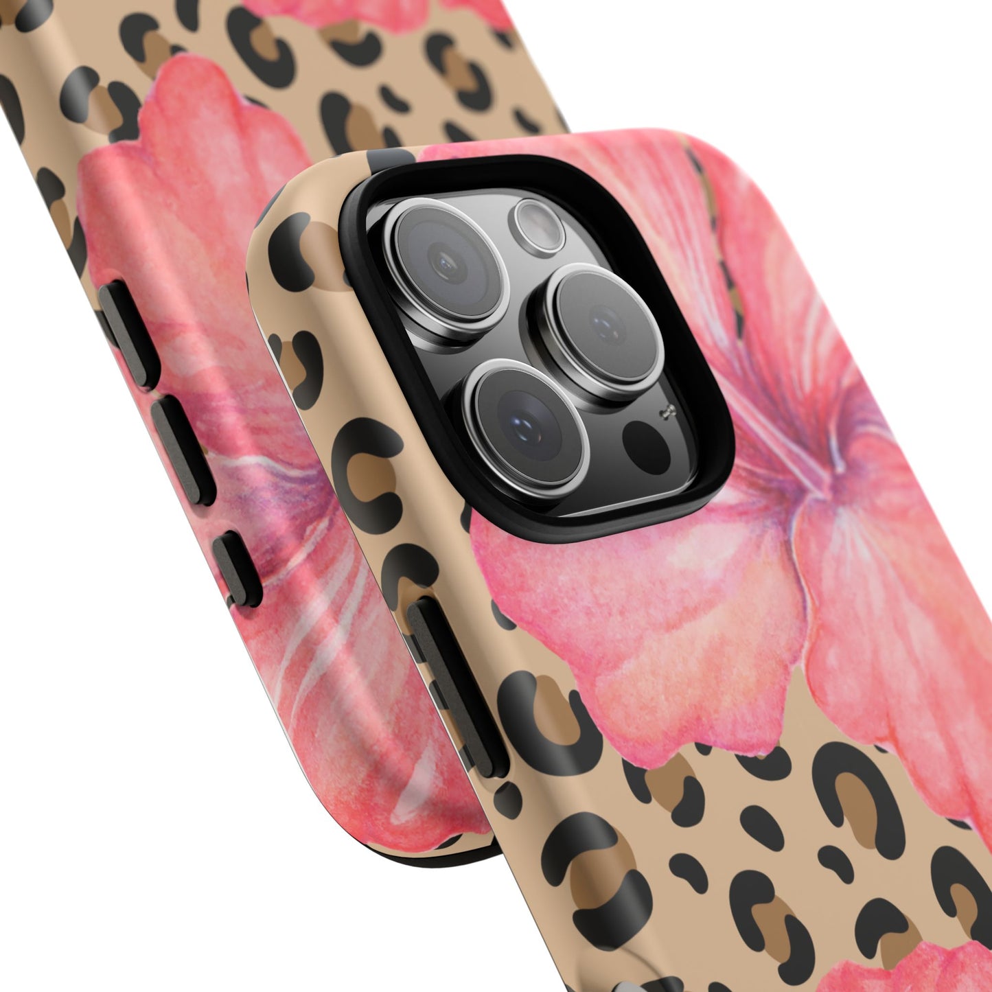 Leopard and Hibiscus iPHONE Tough Cases l Perfect for the Summer