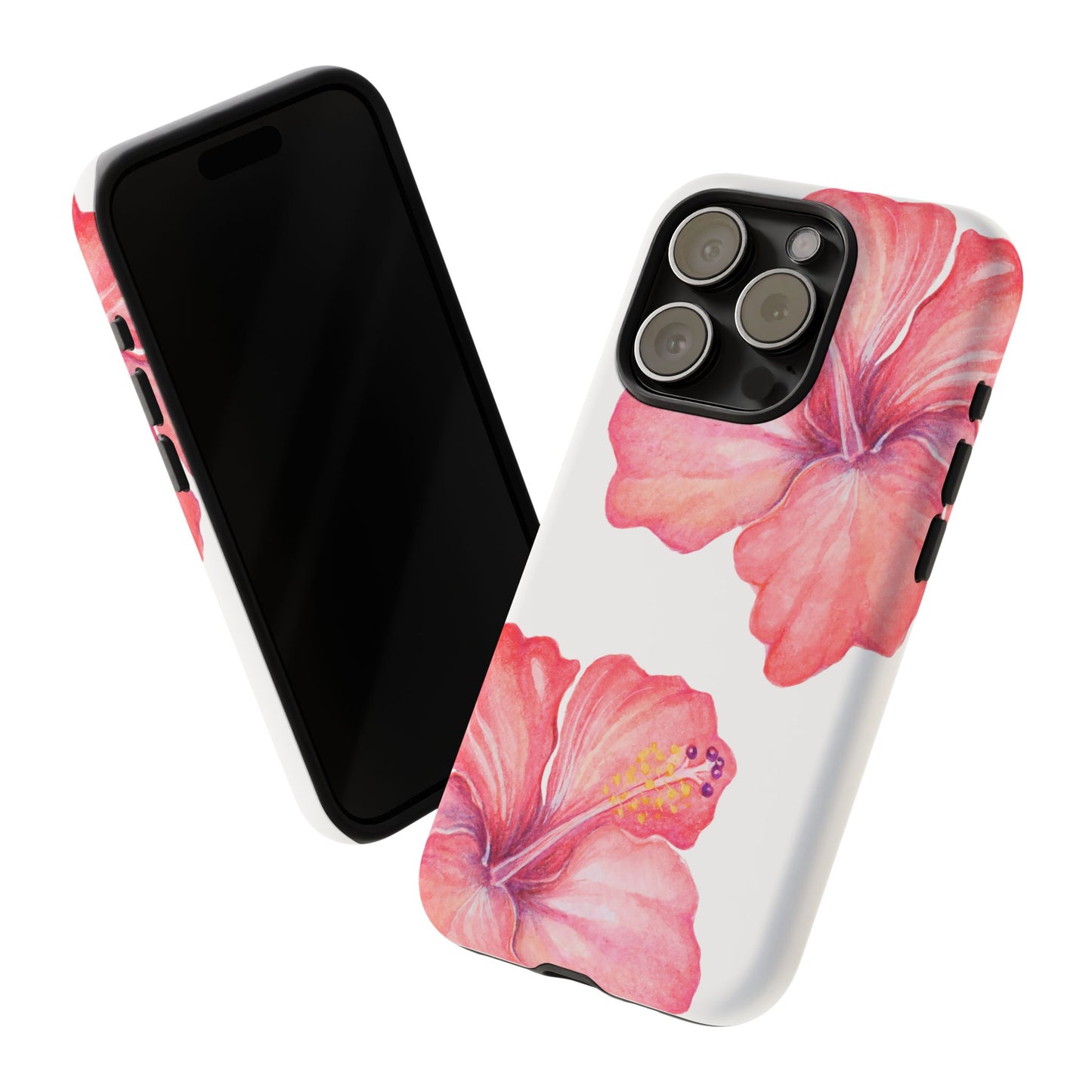 iPHONE Hibiscus Tough Case l Summer Vibe Mobile Case