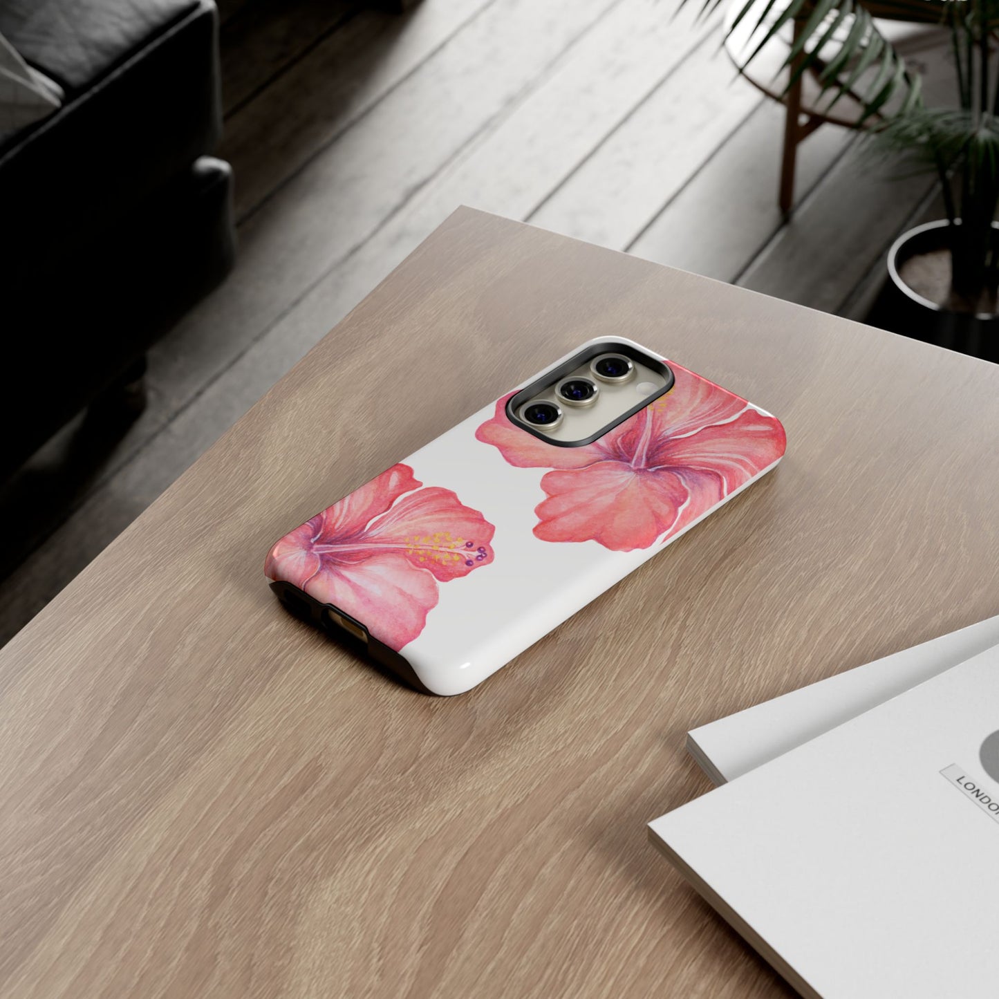 SAMSUNG Hibiscus Tough Case l Summer Vibe Mobile Case