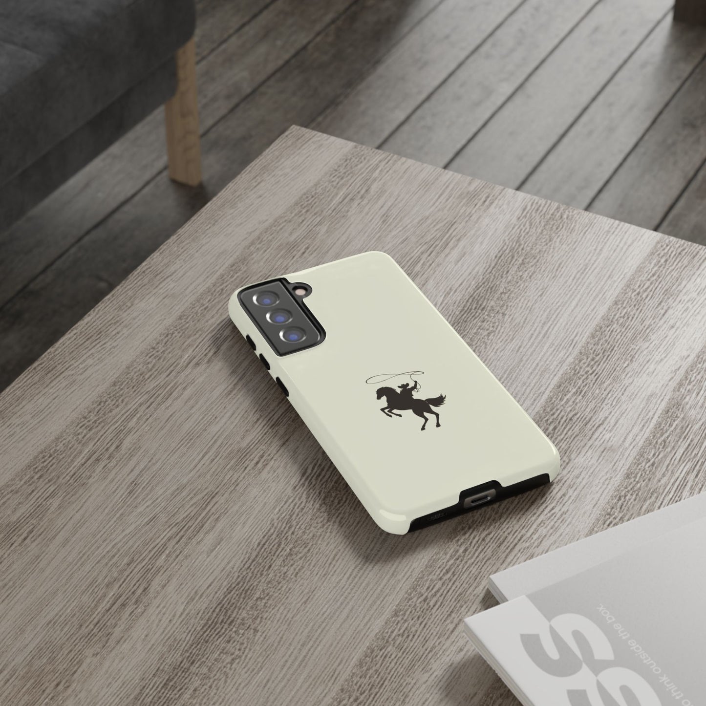 SAMSUNG Western Horse Rider Phone Case l Durable Phone Cover, Cowboy Style, Tough Case