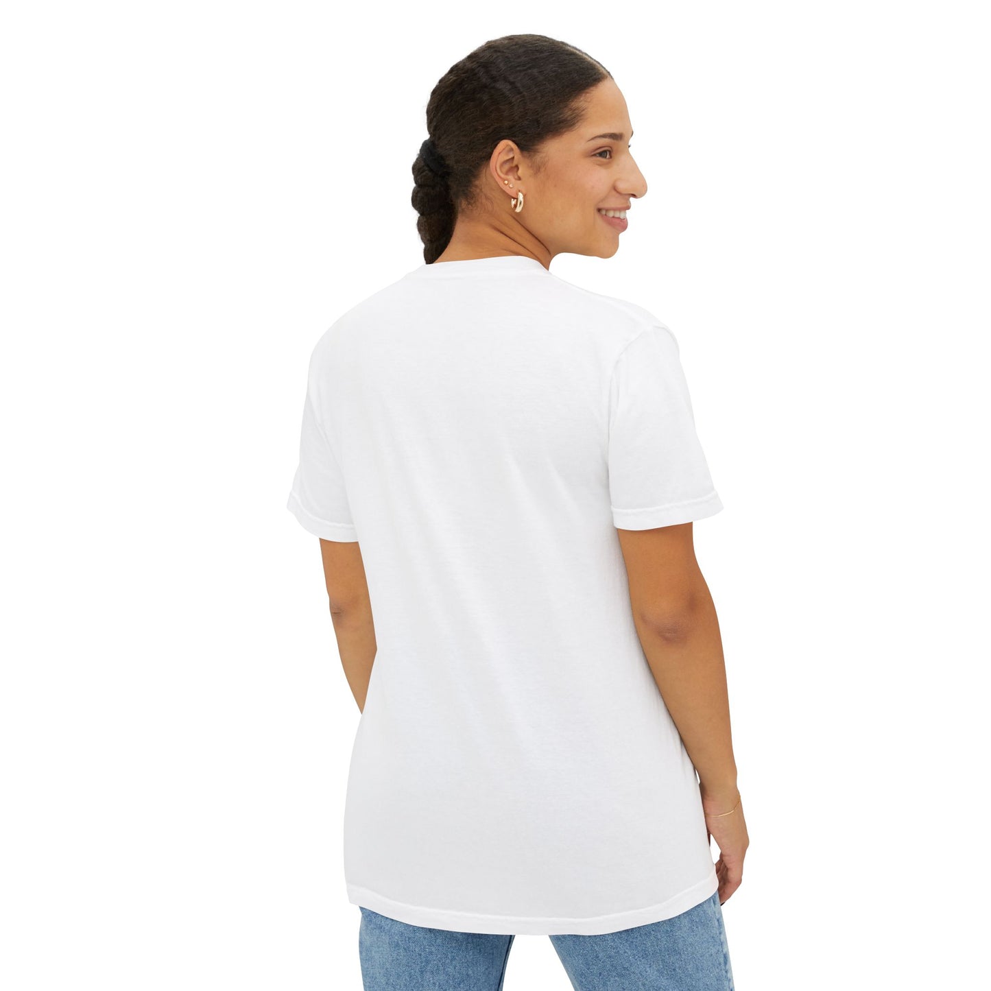 "Wish you were here" Unisex Garment-Dyed Pocket T-Shirt l Casual Everyday Tee, Comfortable Relaxed Fit