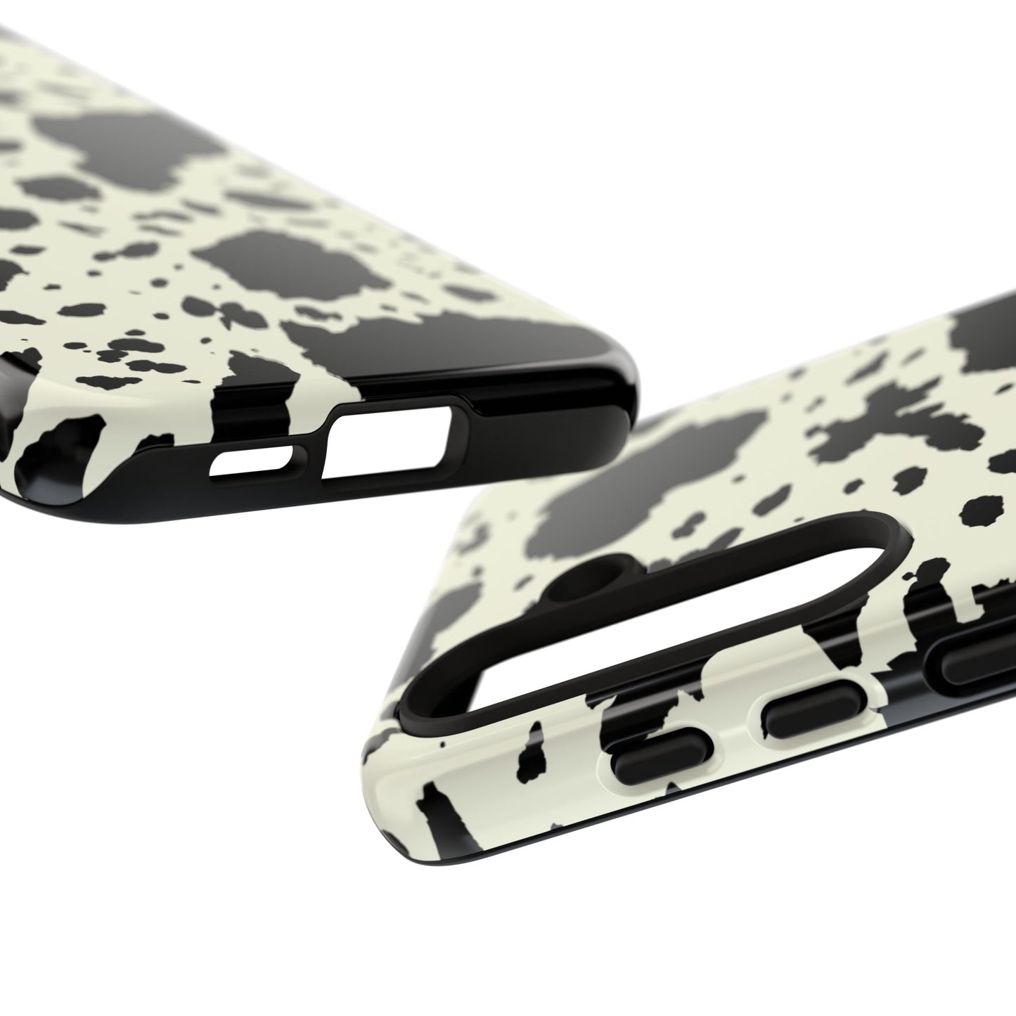 SAMSUNG Cow Print Tough Phone Cases l Durable Protection