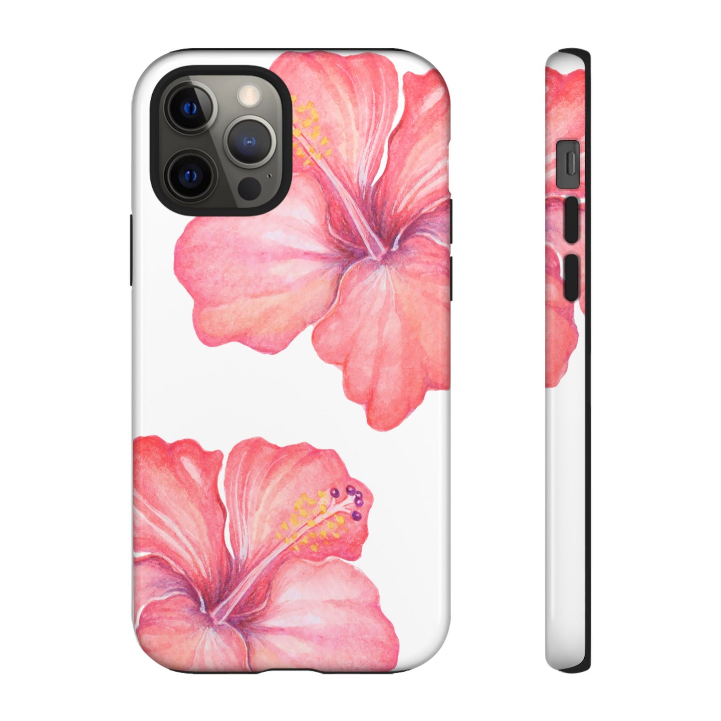 iPHONE Hibiscus Tough Case l Summer Vibe Mobile Case