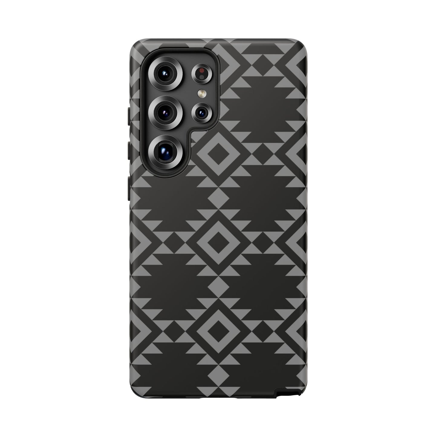 SAMSUNG Tribal Pattern Black and Grey Tough Phone Case | MADE FOR HIM AND HER