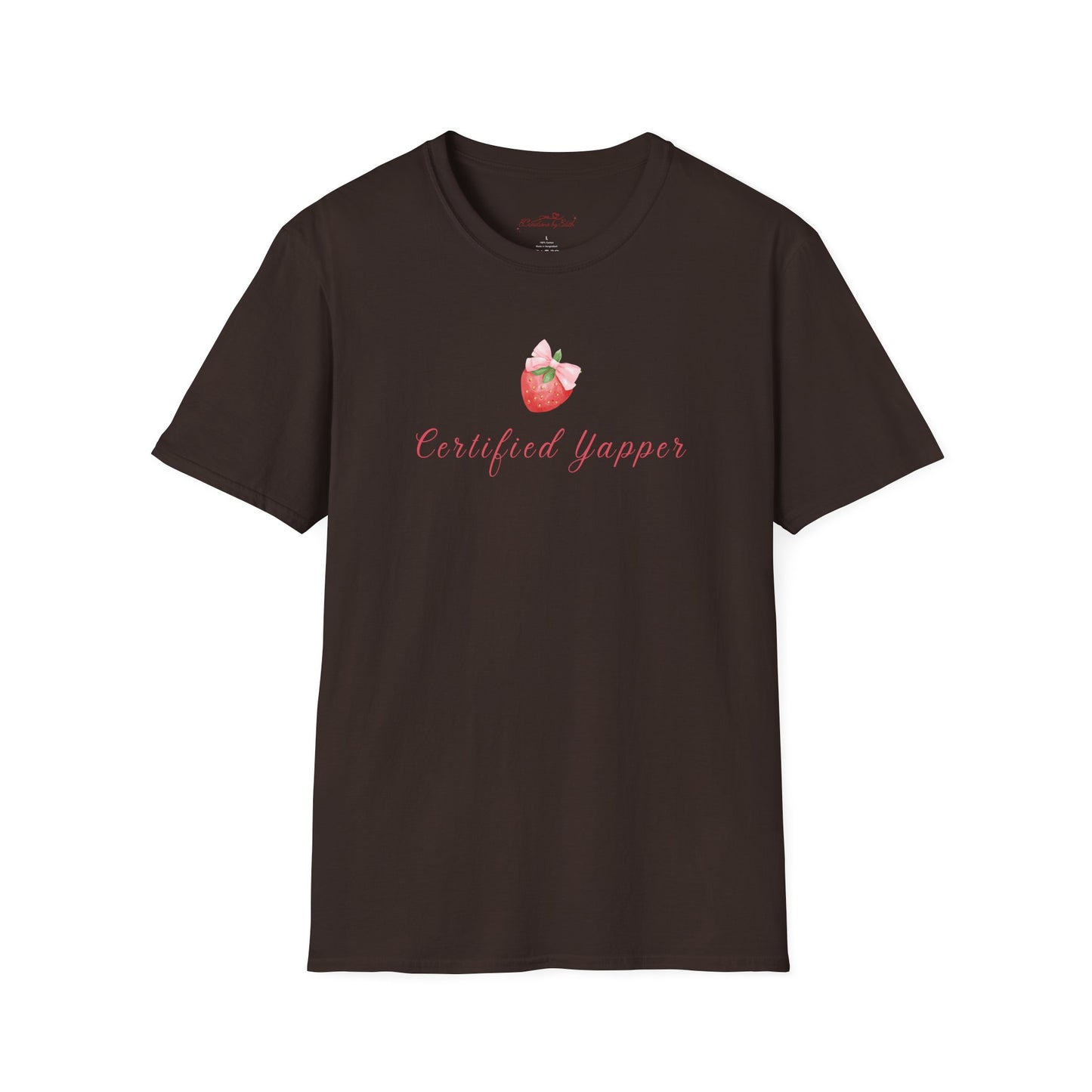 Certified Yapper Unisex Softstyle T-Shirt - Fun & Playful Vibe for Casual Wear