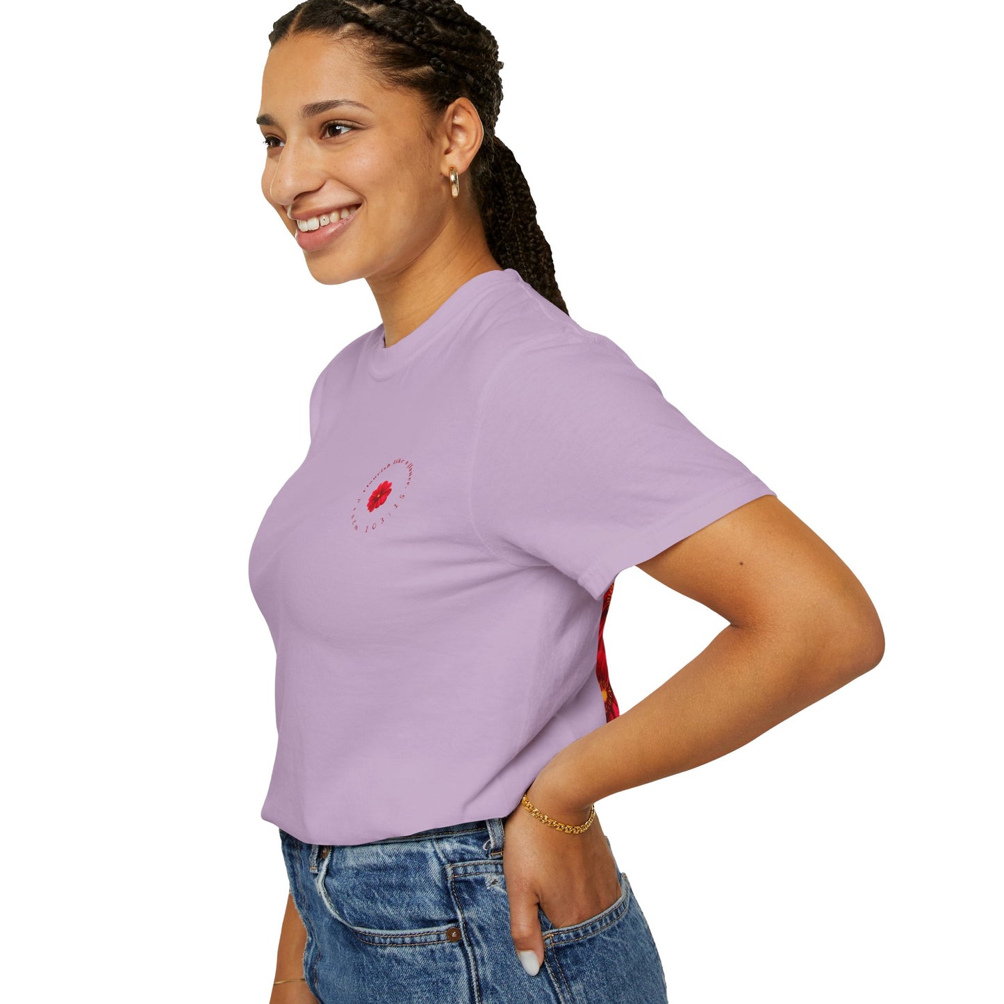 Floral Quote T-shirt l Gift for Her, Casual Wear, Daily Style