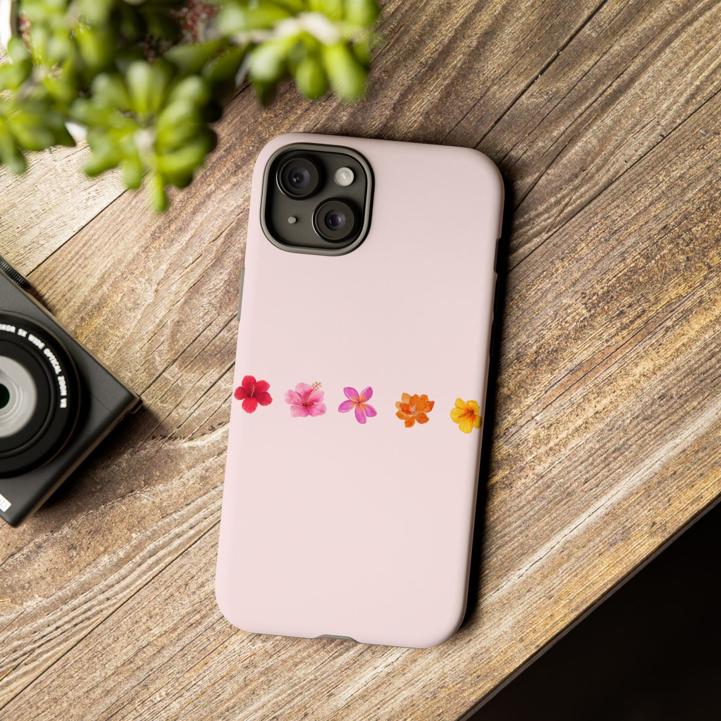 iPHONE Flower-Patterned Phone Case l Tough Cases for Women