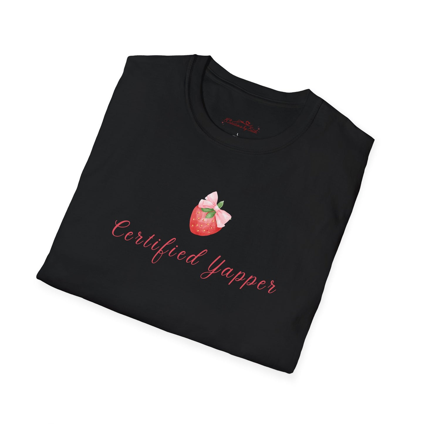 Certified Yapper Unisex Softstyle T-Shirt - Fun & Playful Vibe for Casual Wear