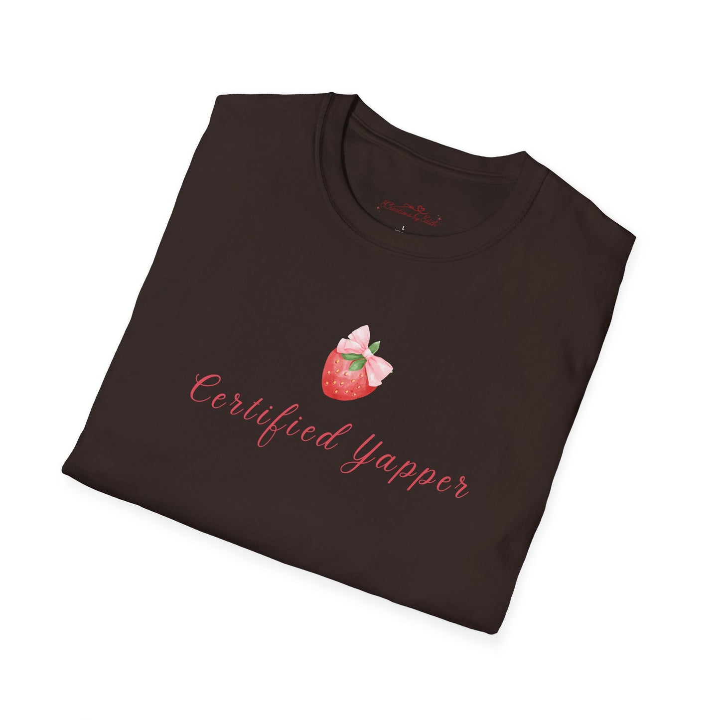Certified Yapper Unisex Softstyle T-Shirt - Fun & Playful Vibe for Casual Wear
