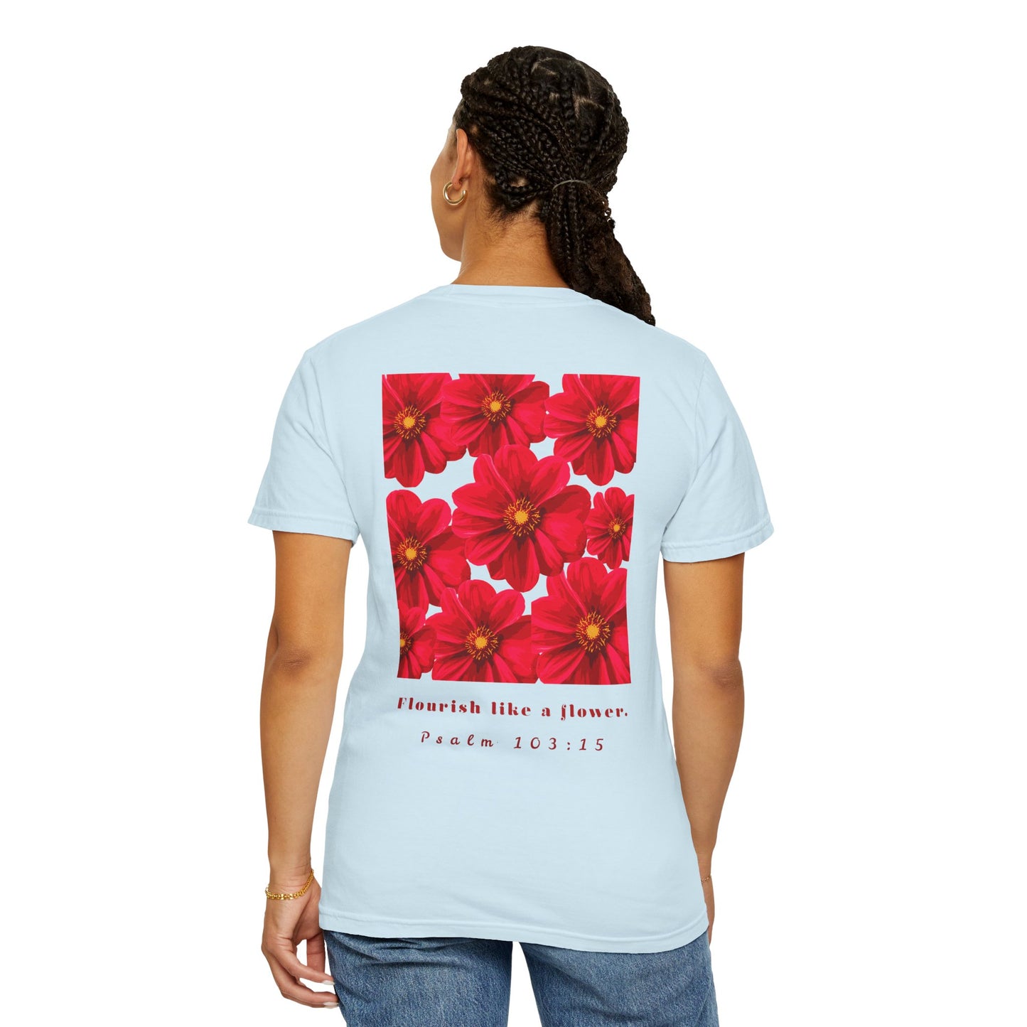 Floral Quote T-shirt l Gift for Her, Casual Wear, Daily Style