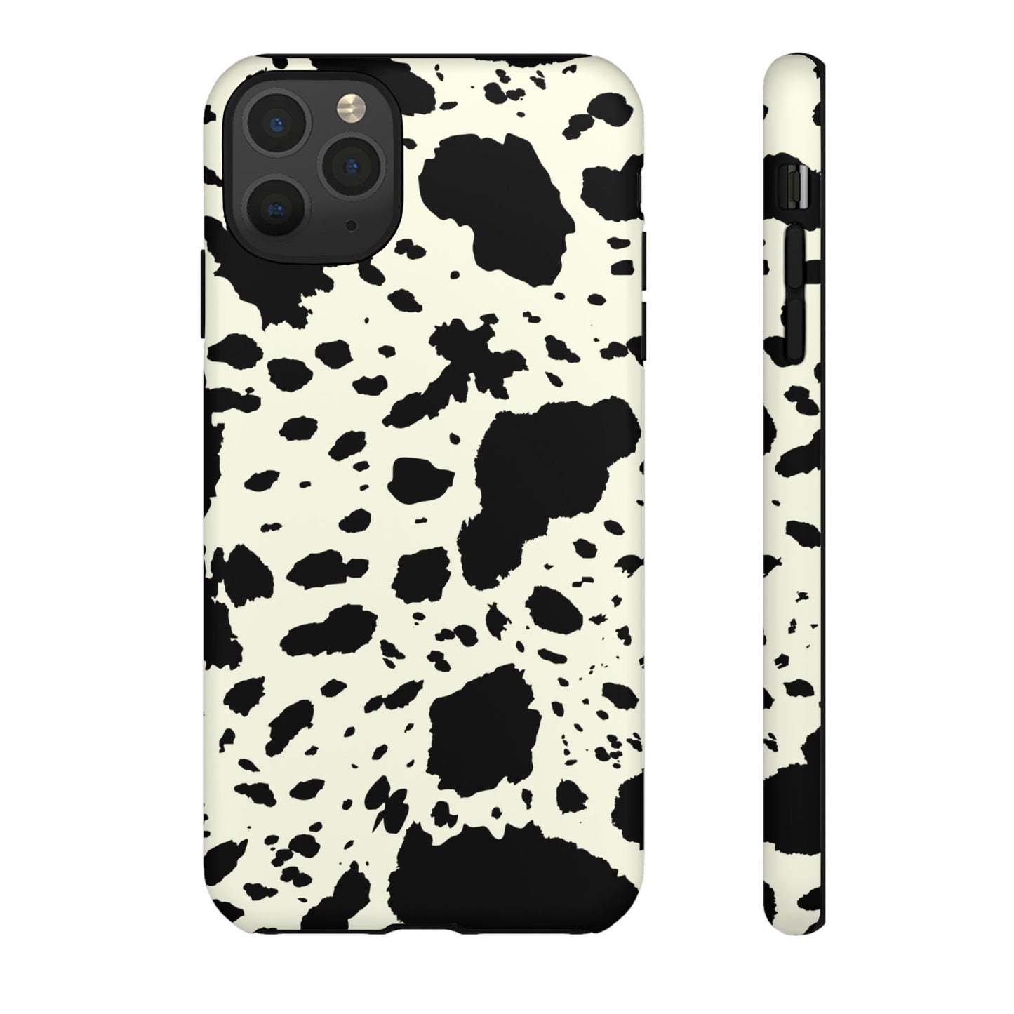 iPHONE Cow Print Tough Phone Cases l Durable Protection