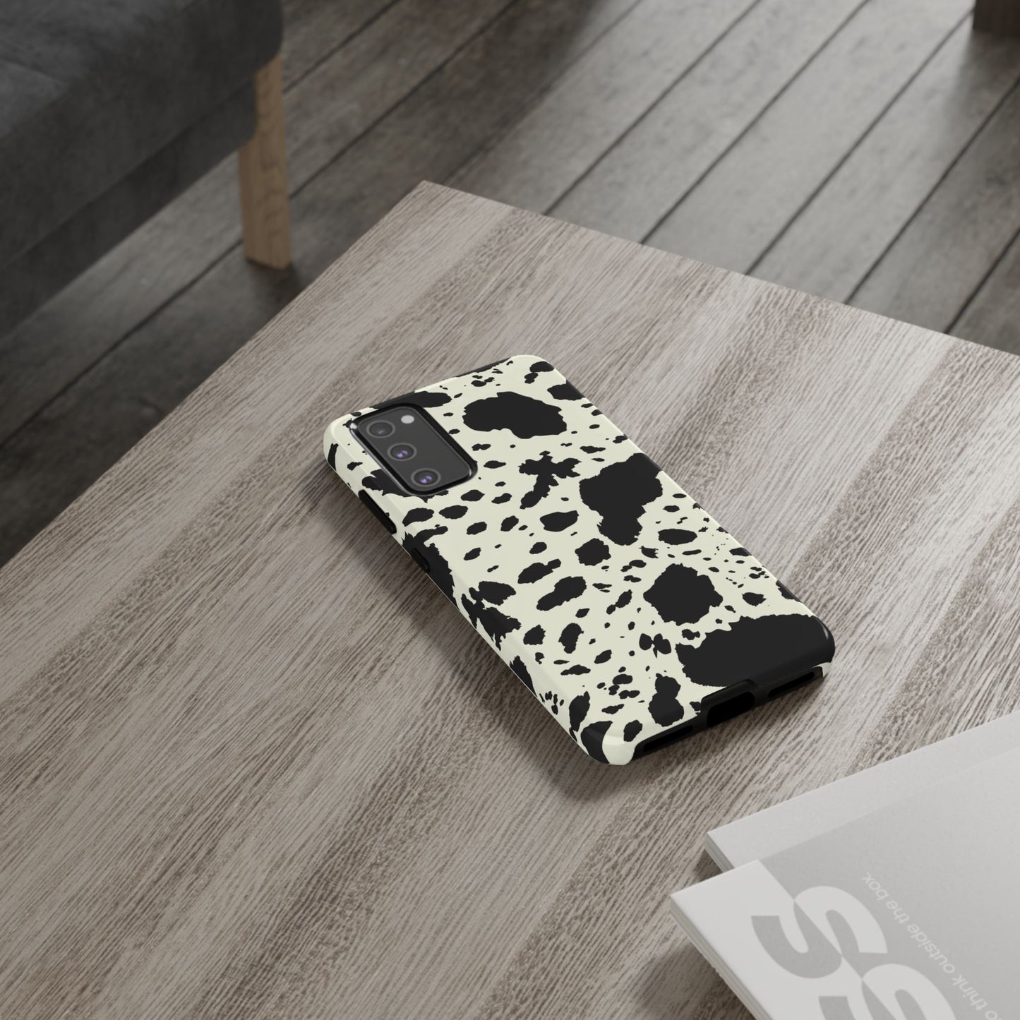 SAMSUNG Cow Print Tough Phone Cases l Durable Protection