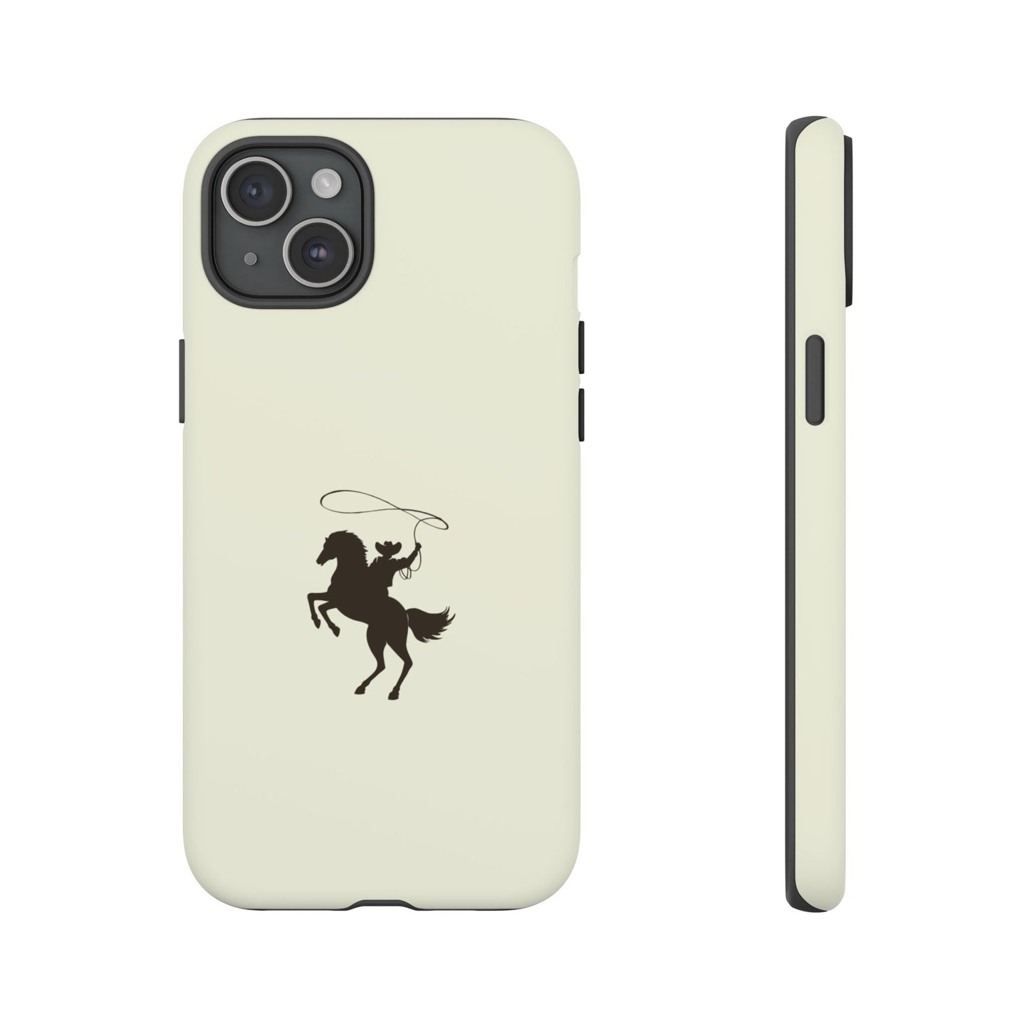 iPHONE Western Horse Rider Phone Case l Durable Phone Cover, Cowboy Style, Tough Case