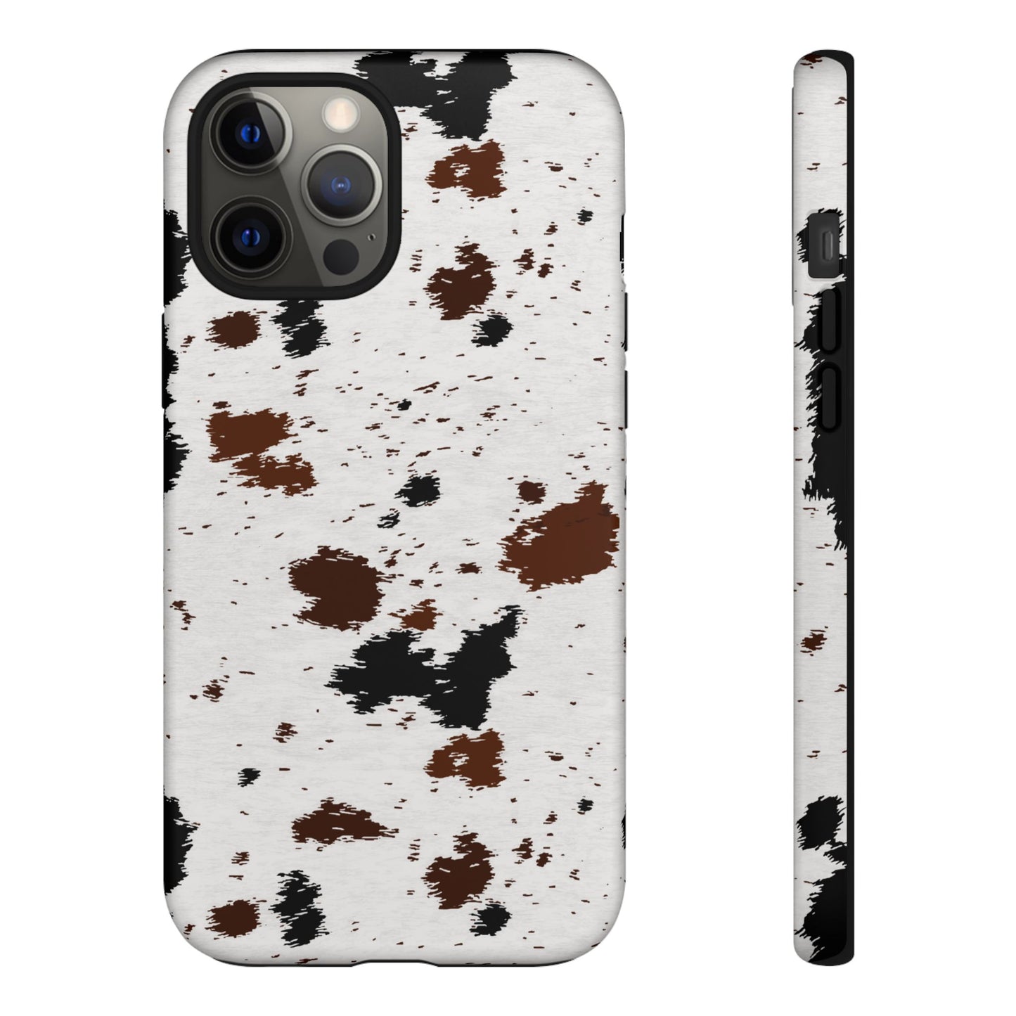 iPHONE Cow Print Tough Phone Case l GIFT FOR HIM AND HER