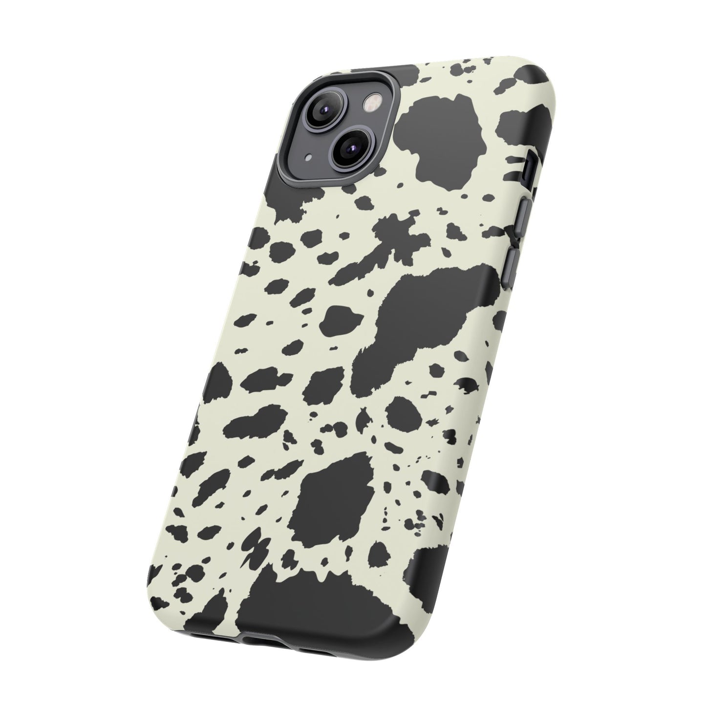 iPHONE Cow Print Tough Phone Cases l Durable Protection